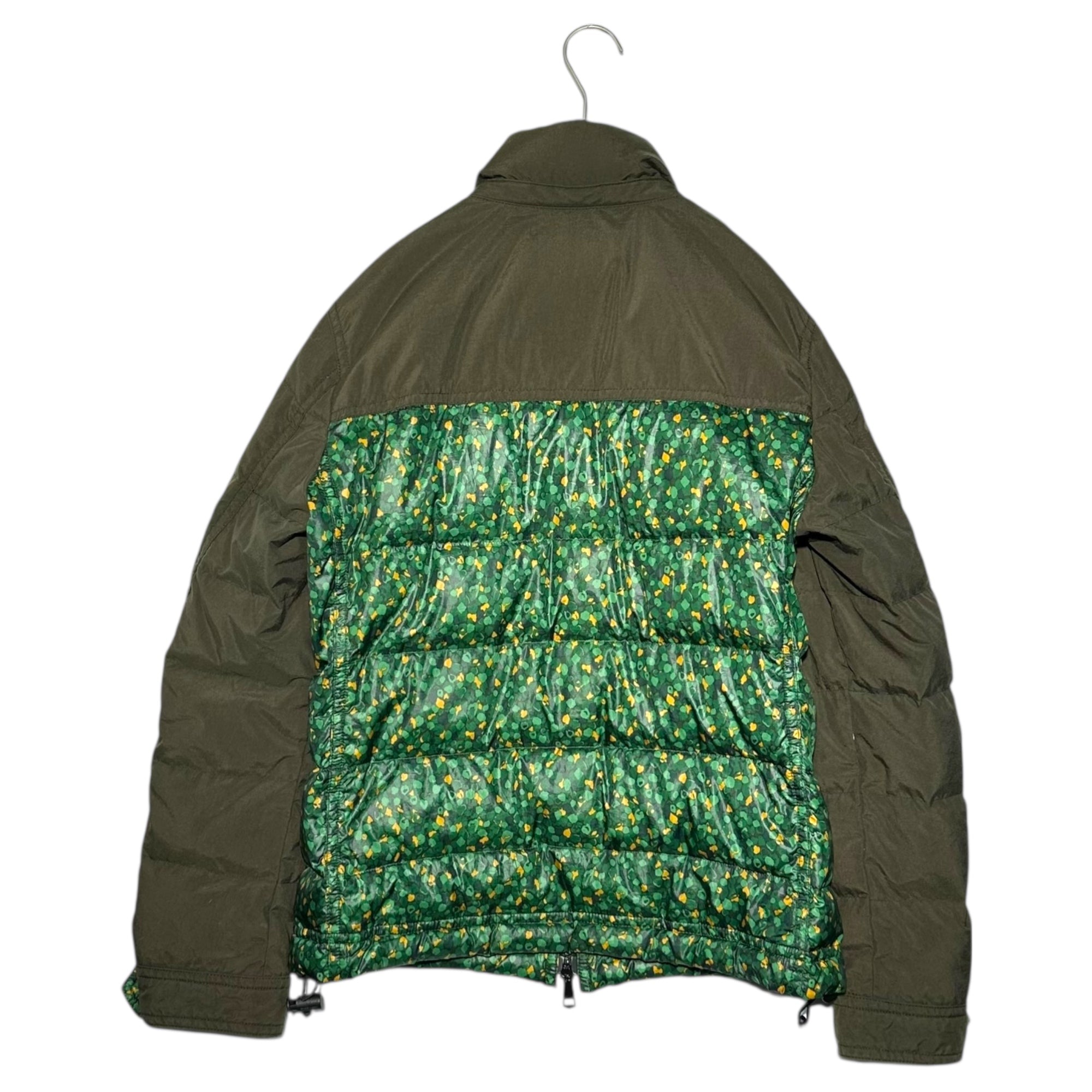 BURBERRY BLACK LABEL(バーバリーブラックレーベル) Switch Nylon Down Jacket 切替 ナイロン ダウン ジャケット D1F02-701-74 M カーキ×グリーン