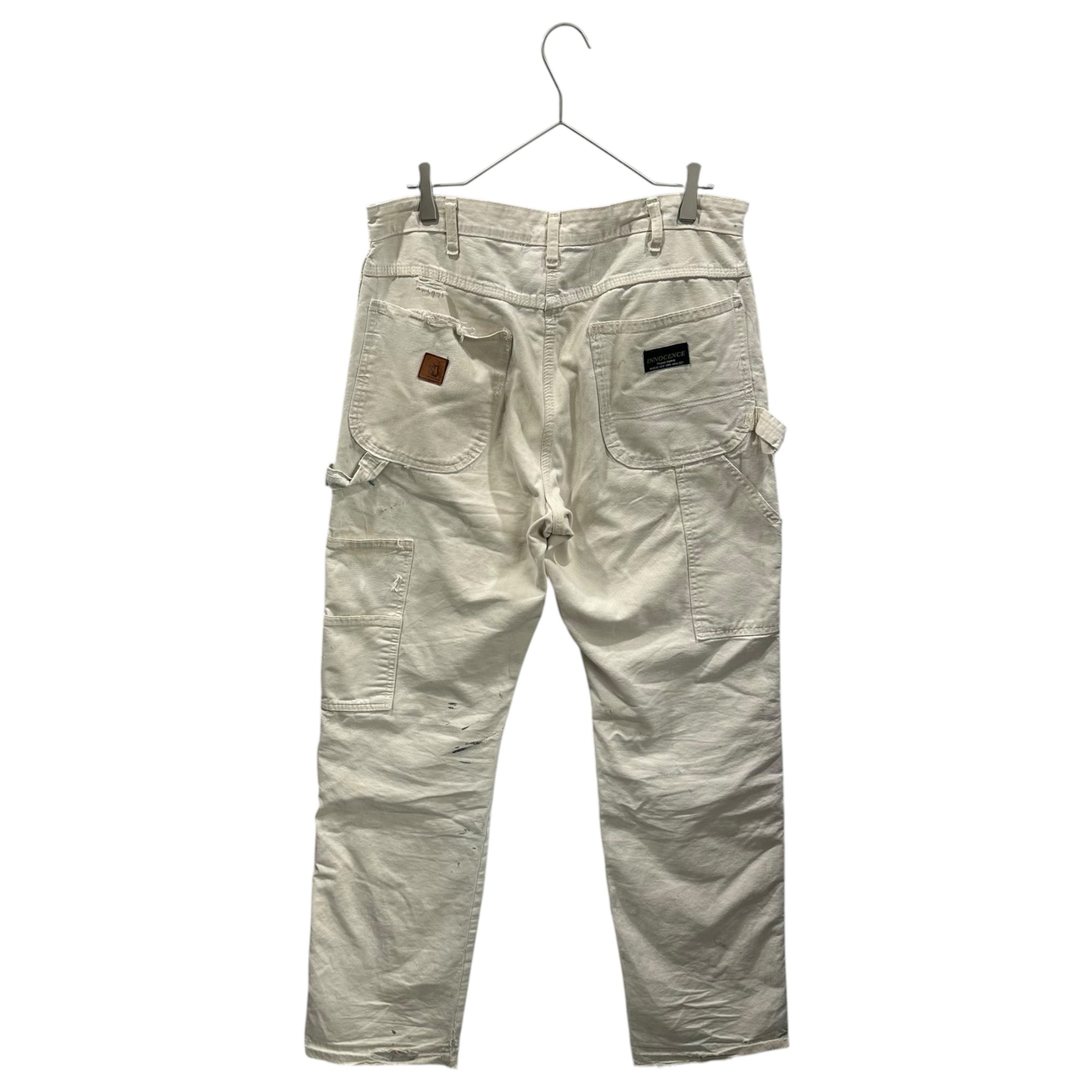 Innocence NYC(イノセンス) PAINT PAINTER PANTS ペイント ペインター パンツ 33 ホワイト 刺繍