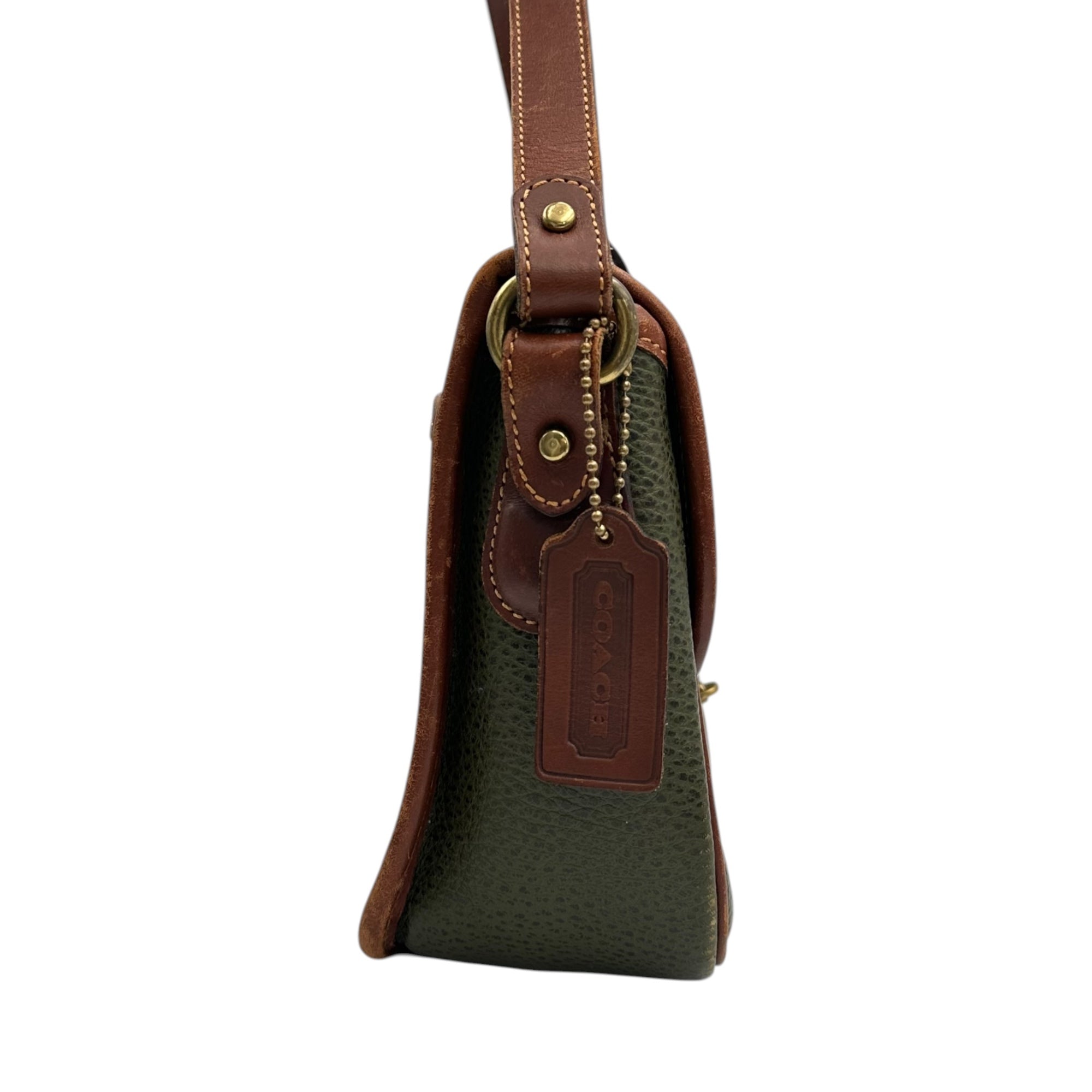 COACH(コーチ) 90's Turnlock Shoulder Leather Flap Bag 90年代