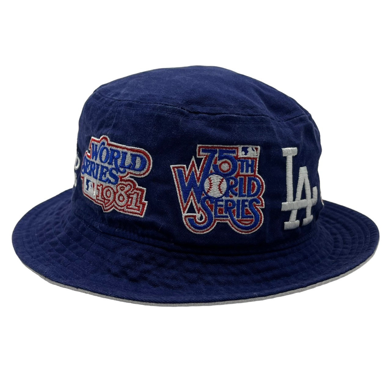 NEW ERA(ニューエラ) Team Logo Allover MLB HAT チームロゴ ハット ブルー COOPERSTOWNコラボ