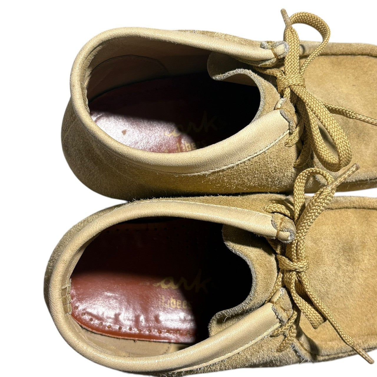 clarks(クラークス) Wallabee ワラビー 500691 US 7 1/2(約25.5cm) ベージュ モカシン シューズ スウェード