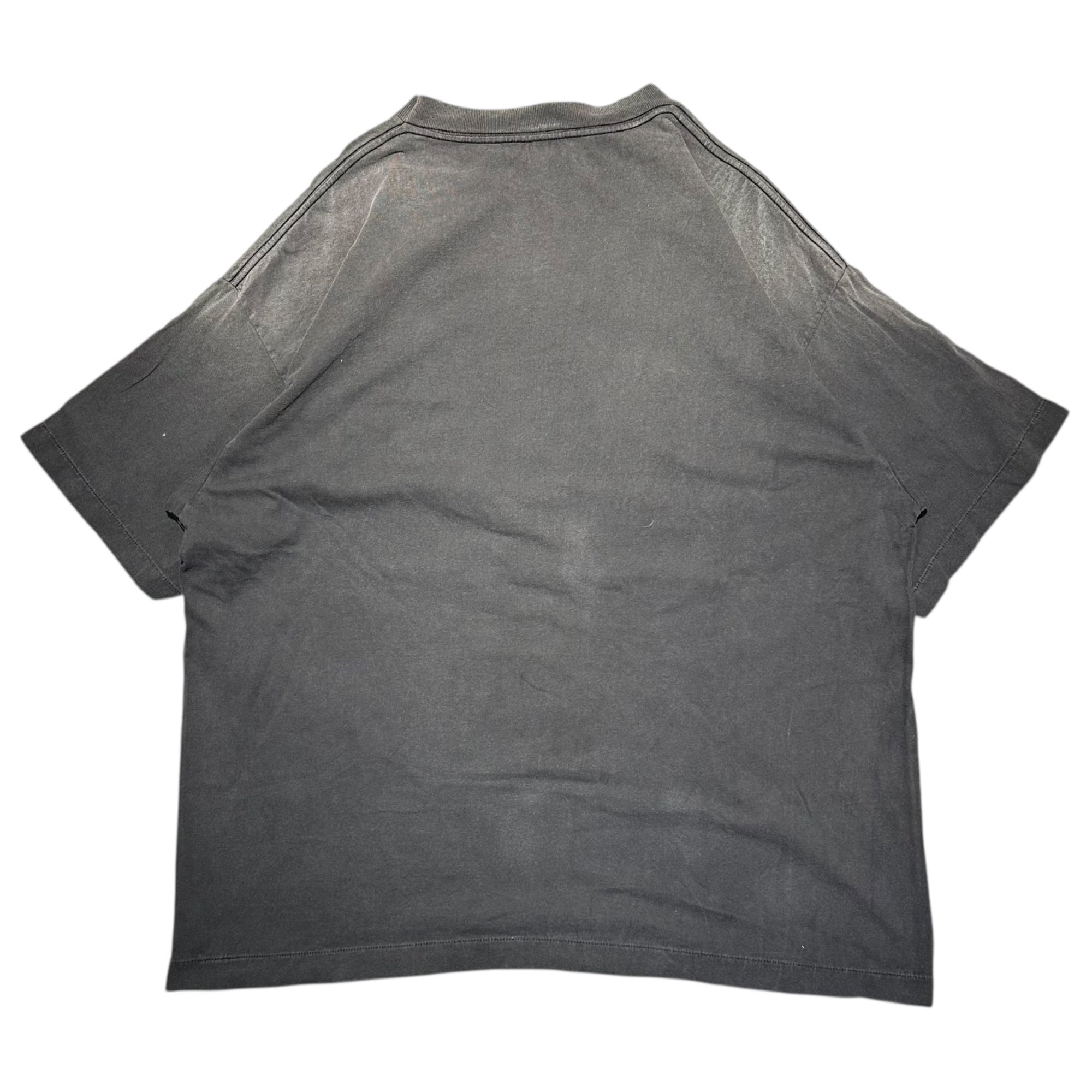 SAINT MICHAEL×NEIGHBORHOOD(セントマイケル×ネイバーフッド) 25SS NH_SS TEE/STHD. PRAY/BLACK ヴィンテージ加工 Tシャツ SM-HR8-0000-C68 XL ブラック