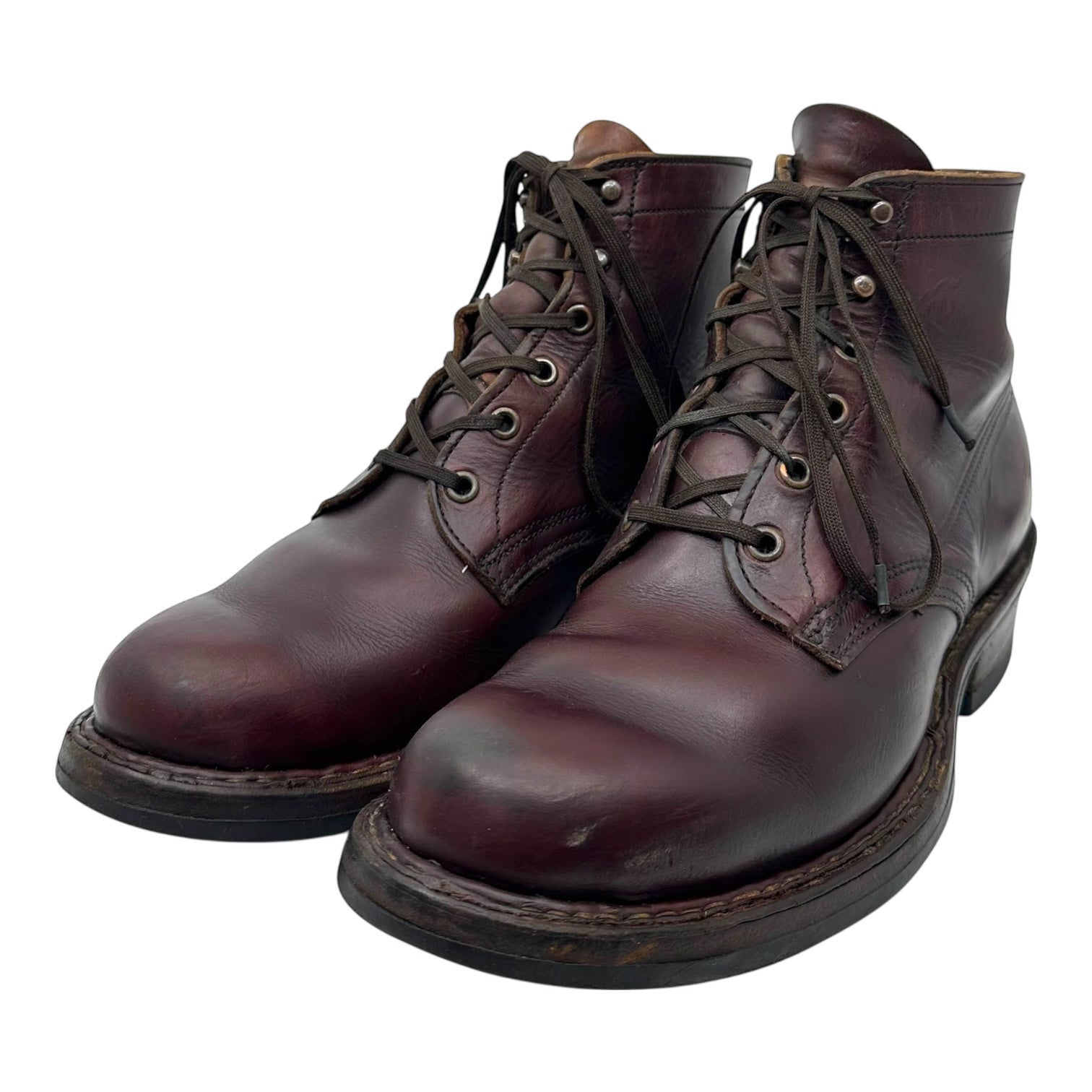 【SALE対象外】WHITE’S BOOTS(ホワイツブーツ) Semi-dress Lace-up Boots セミドレス レースアップ ブーツ 9E(27～27.5cm程度) ブラウン ワーク