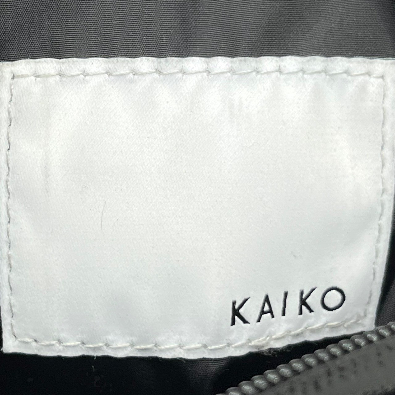 KAIKO(カイコー) BUFF SHOULDER BAG バフ ショルダーバッグ ブラック 参考定価22,000円(税込)