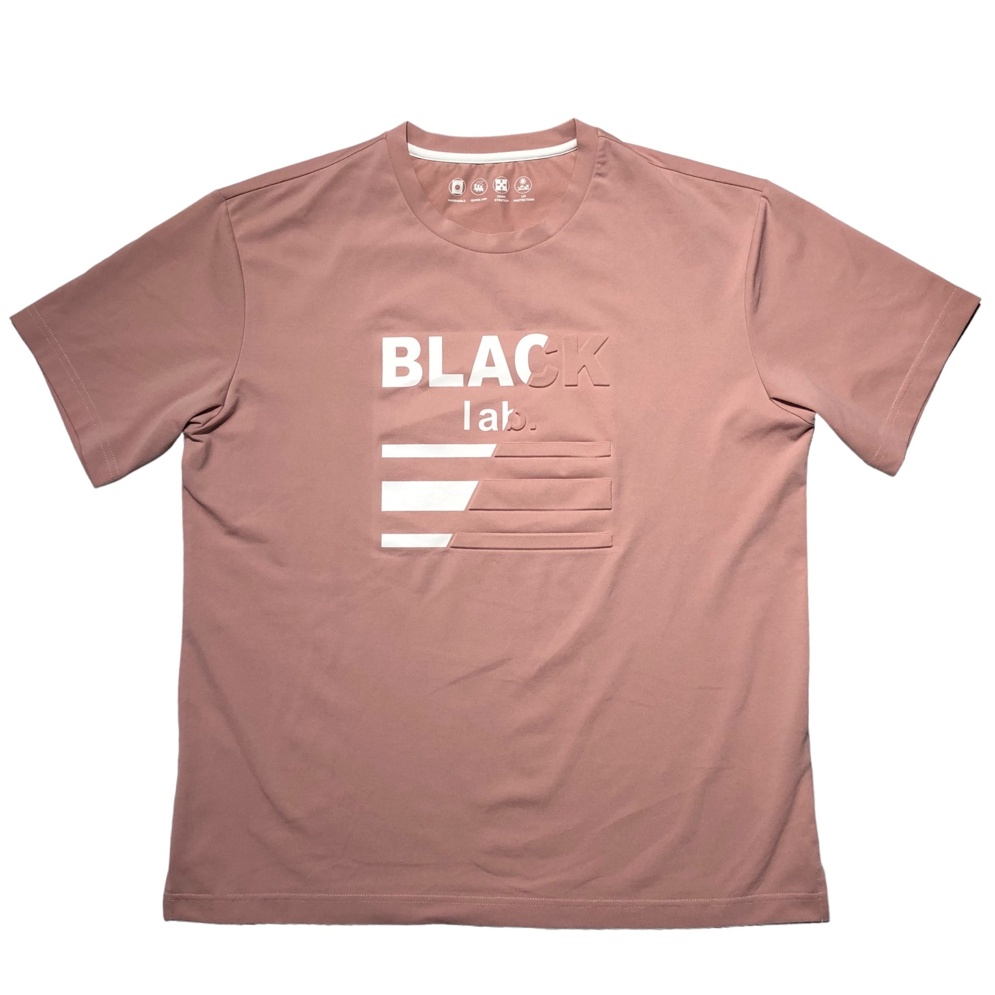 BLACK LABEL CRESTBRIDGE(ブラックレーベルクレストブリッジ) 20SS エンボスロゴ Tシャツ カットソー 51P30-320-12 L ピンク BLACK LAB.(ブラックラボ)