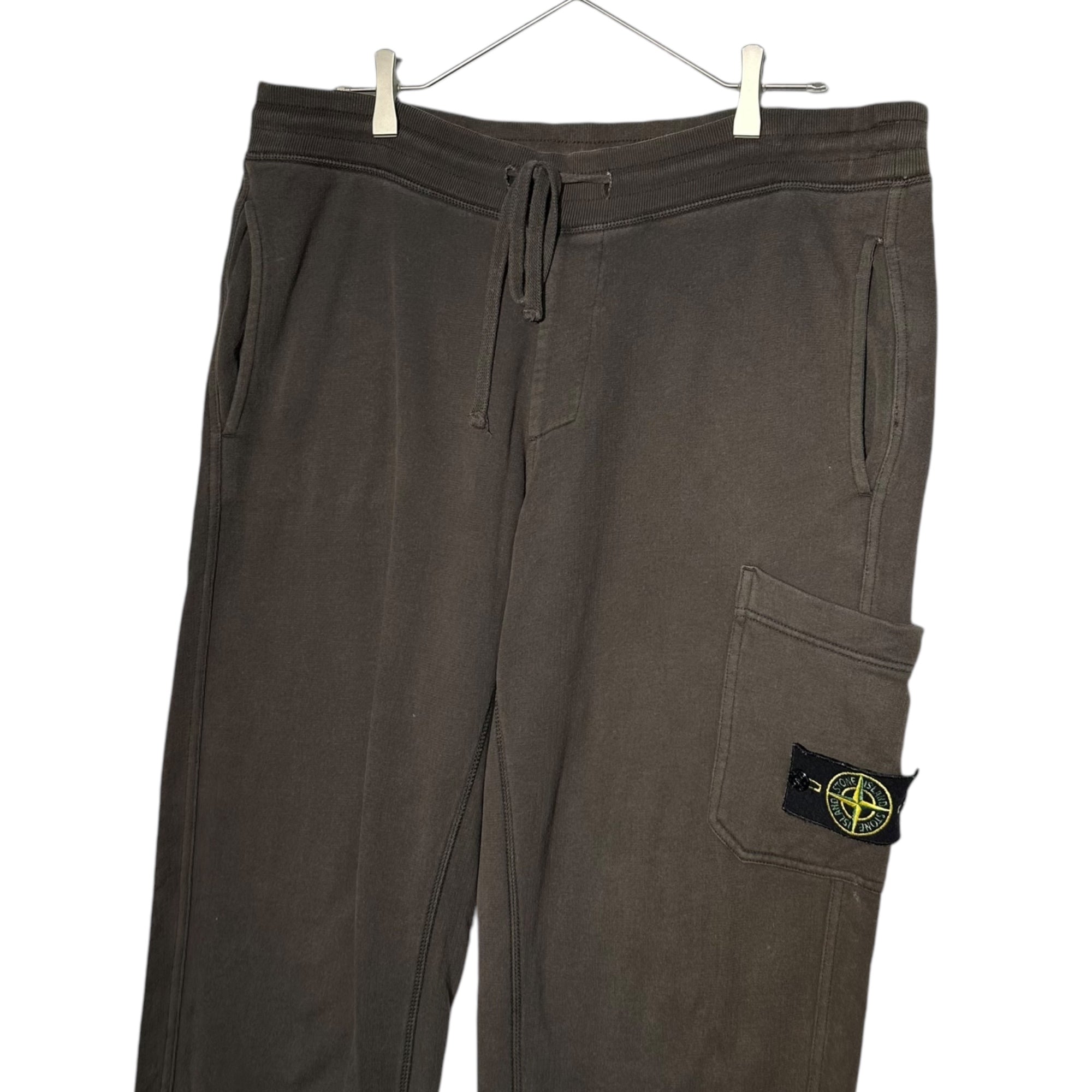 STONE ISLAND(ストーンアイランド) 12AW Cotton cargo pocket joggers コットン カーゴ ポケット スウェット パンツ 571565420 M ブラウン ジョガー