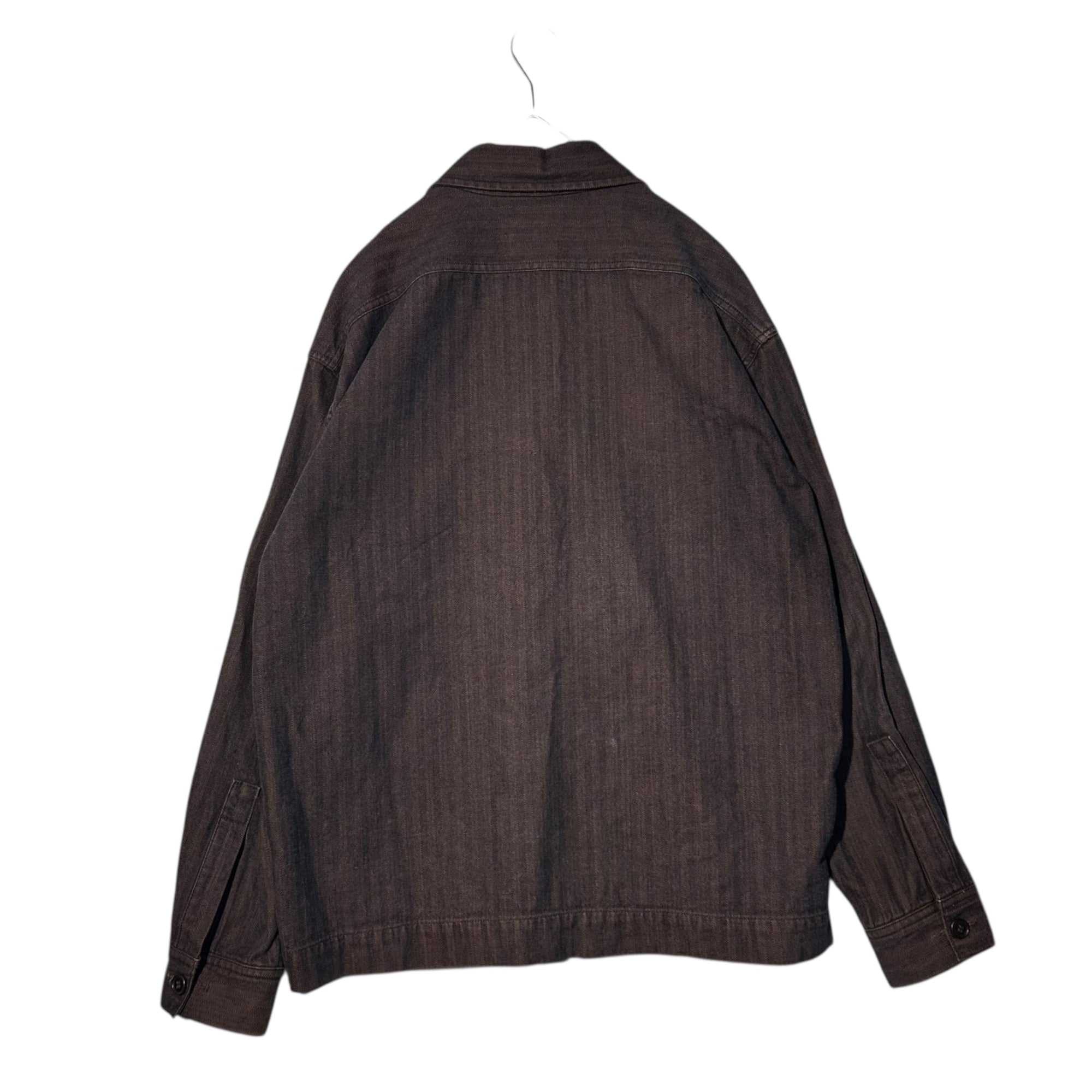 Paul Smith JEANS(ポールスミスジーンズ) 00's Flap Pockets Herringbone Denim Jacket フラップ ポケット ヘリンボーン デニム ジャケット M ピンク