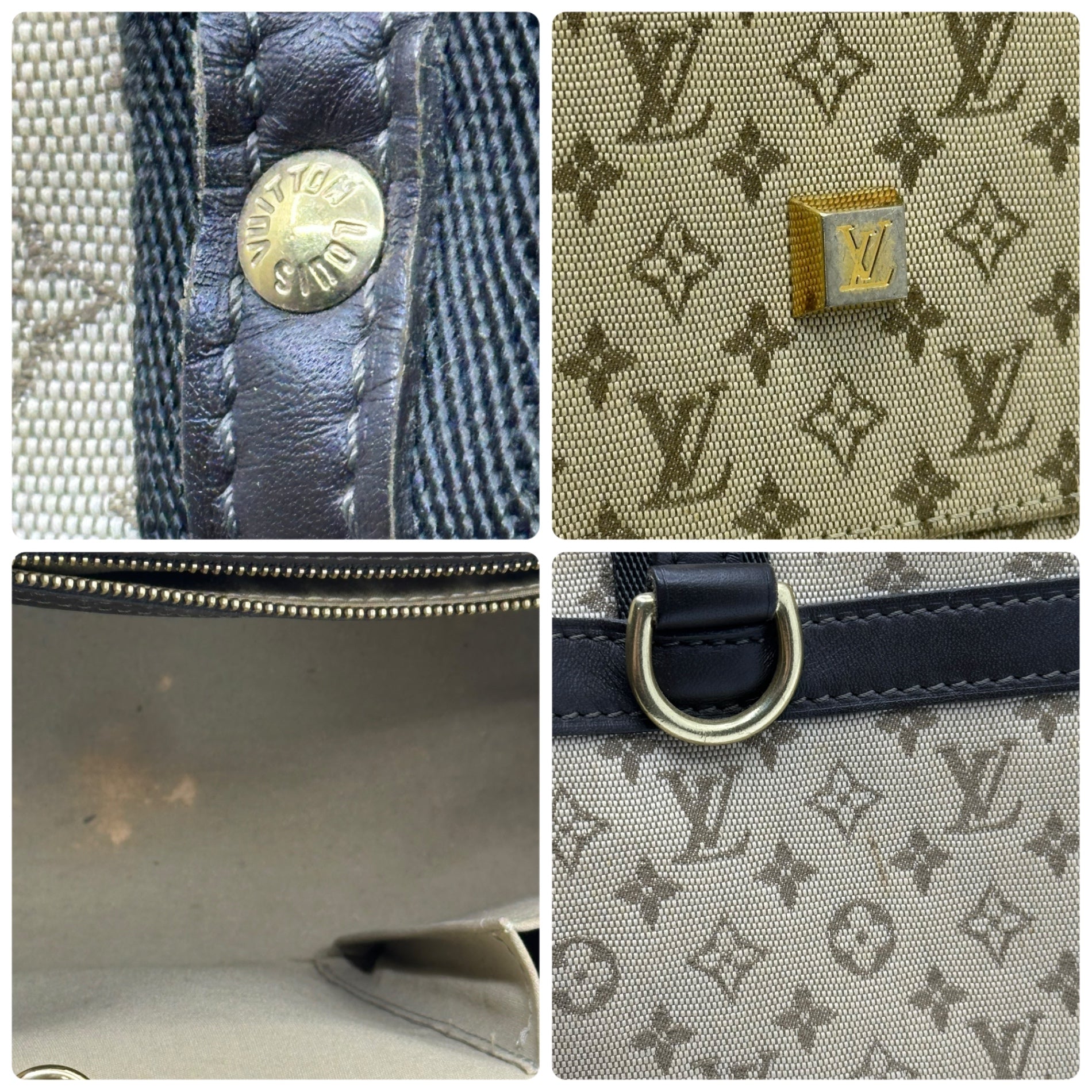 LOUIS VUITTON(ルイヴィトン) 02's Josephine ジョセフィーヌ ハンドバッグ モノグラム ミニ 型番：M92215 製造番号：VI1002