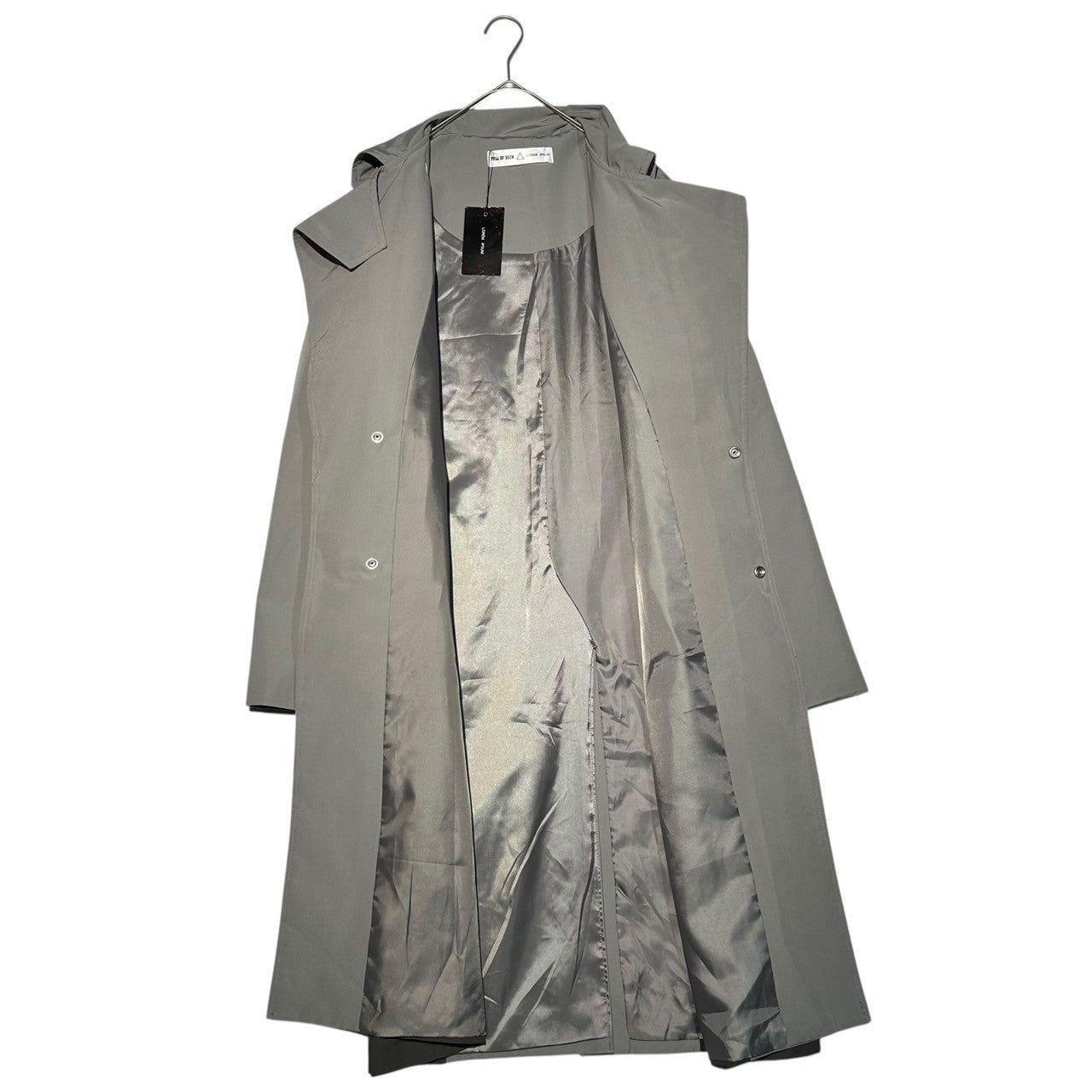 FULL OF SSUN CLOTHING(フルオブサンクロージング)  24AW LOREM IPSUM NYLON COAT ロレム イプサム ナイロン コート L程度 グレー