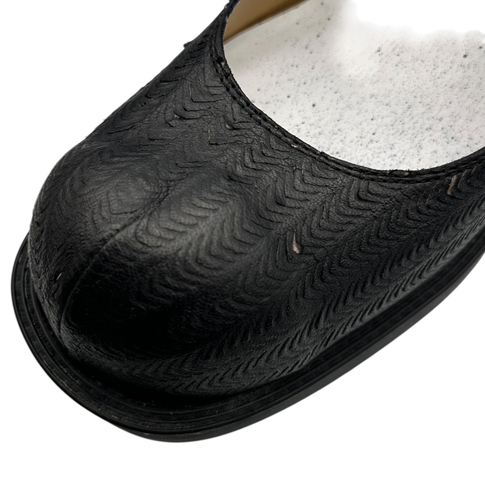 MM6 Maison Margiela(エムエムシックス) 24SS ”Sample product” Embossed Leather Mary Jane Shoes サンプル品 型押しレザー メリージェーン シューズ 43(28cm程度) ブラック ソルド品