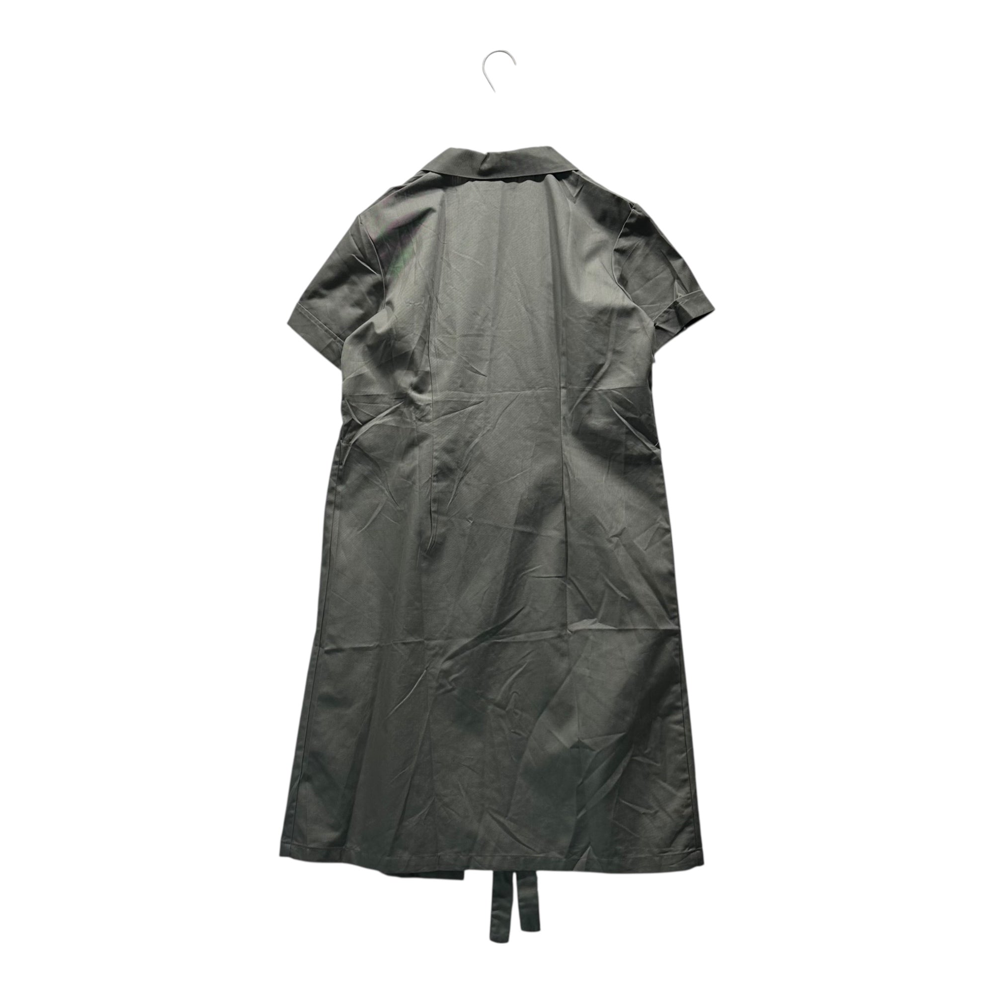 GERMANY MILITARY(ドイツ軍) 70's Vintage medical S/S dress coat ヴィンテージ メディカル 半袖 ワンピース コート 44(L程度) グレー ミリタリー ガウン 70年代 ナース