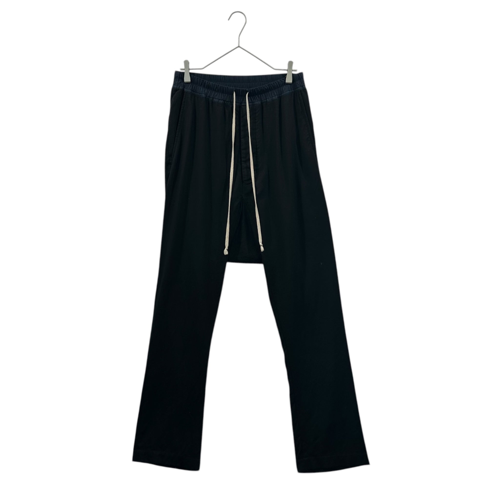 Rick Owens(リックオウエンス) 12AW Easy Sarouel Straight Pants イージー サルエル ストレート パンツ RU9380/WM 46 ブラック