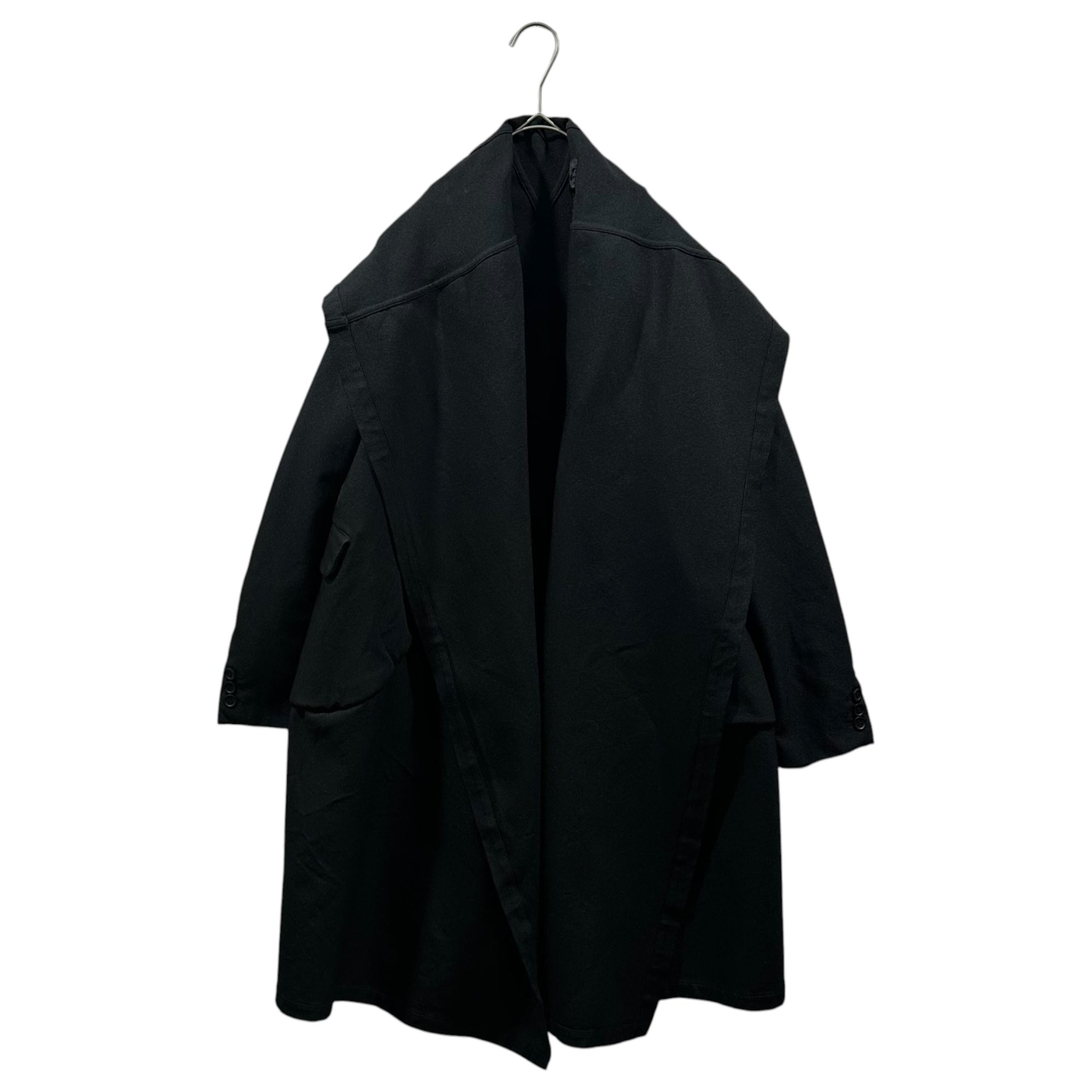 BLACK COMME des GARCONS(ブラックコムデギャルソン) 2013AW Esther Docking Long Coat エステル ドッキング ロング コート 1L-J026 S ブラック AD2013 ユニセックス