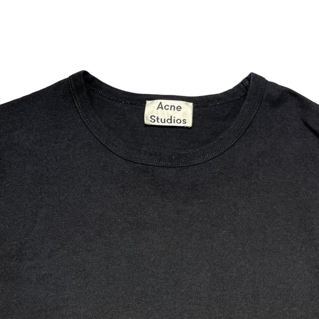 Acne Studios(アクネストゥディオズ) Plain S/S T-shirt 無地 半袖 Tシャツ S ブラック