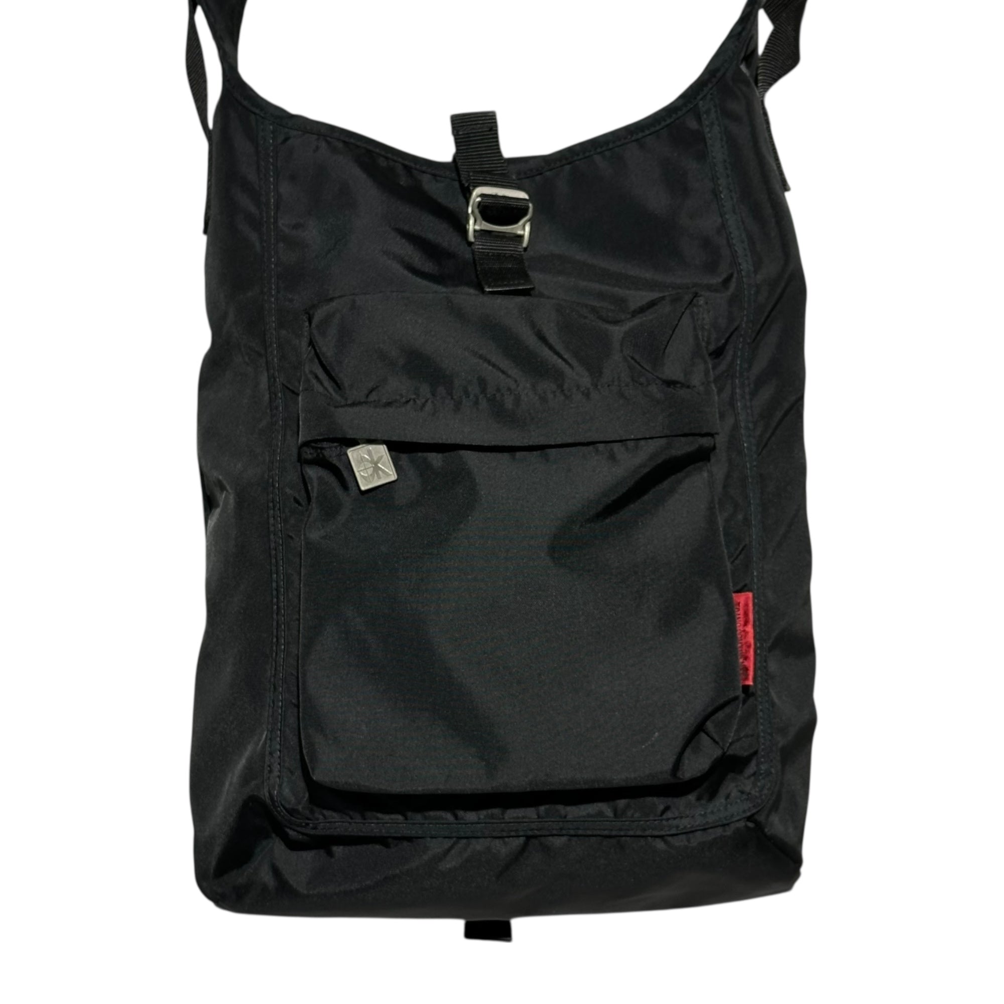 TRANS CONTINENTS(トランスコンチネンツ) Old Nylon Shoulder Bag オールド ナイロン ショルダー バッグ ブラック