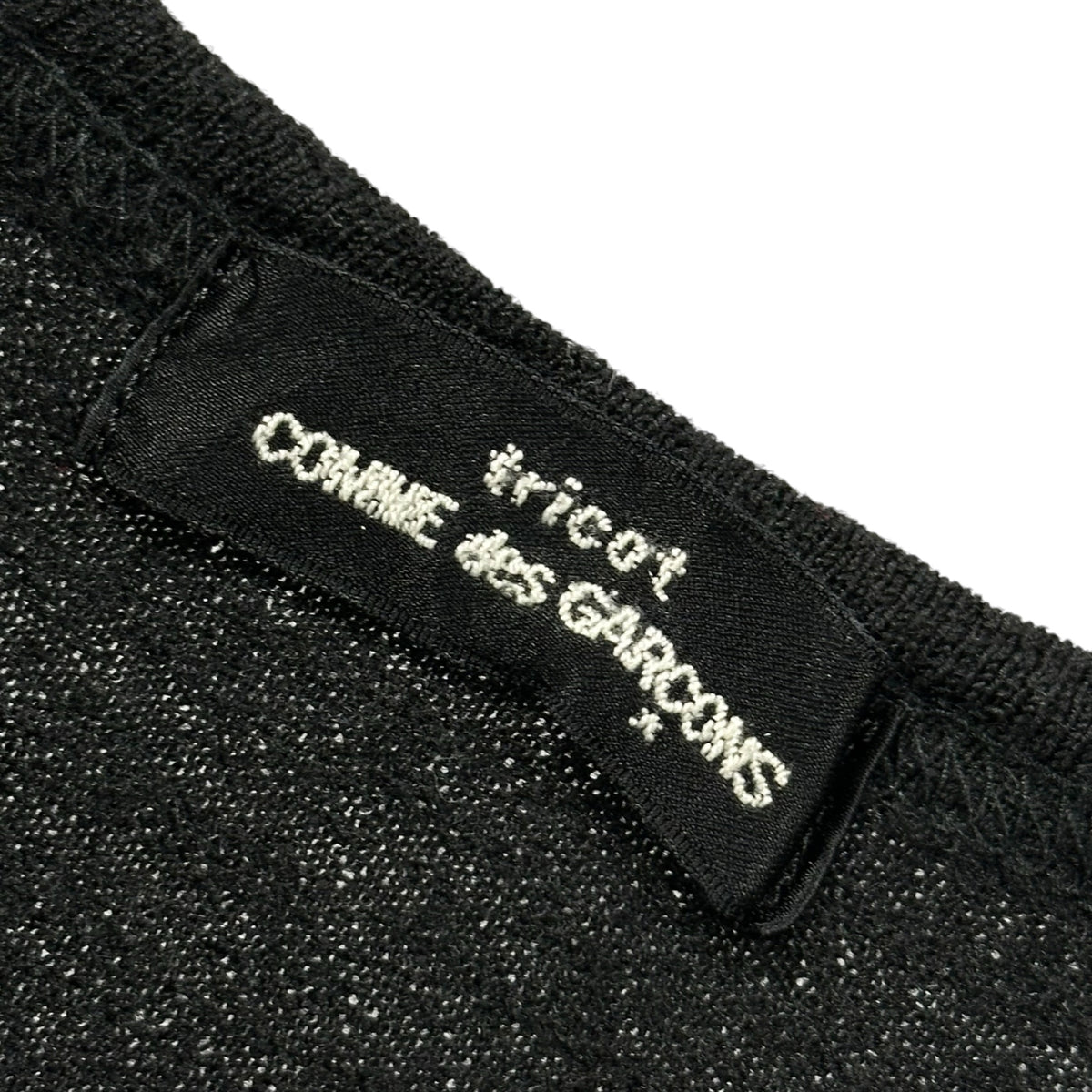 tricot COMME des GARCONS(トリココムデギャルソン) 1997AW Basic Wool Cut-and-Sew ベーシック ウール カットソー TT-070100 FREE ブラック AD1997 90s アーカイブ