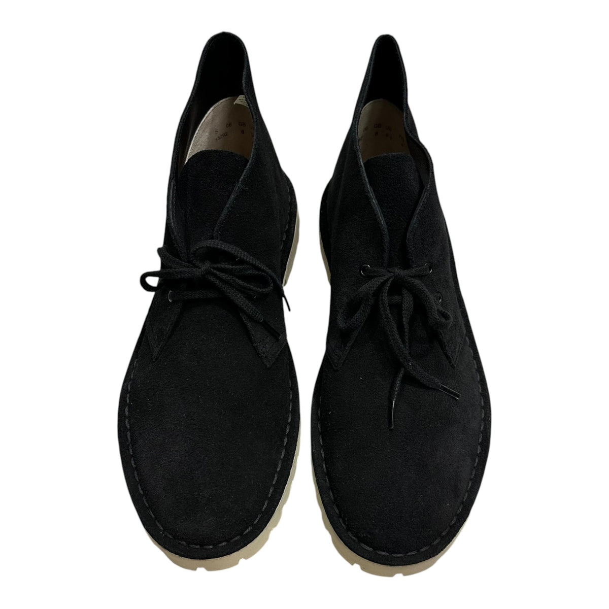 clarks(クラークス) DESERT TROOPER デザート ブーツ スウェード レザー 13292 8 1/2(約26.5cm) ブラック チャッカー