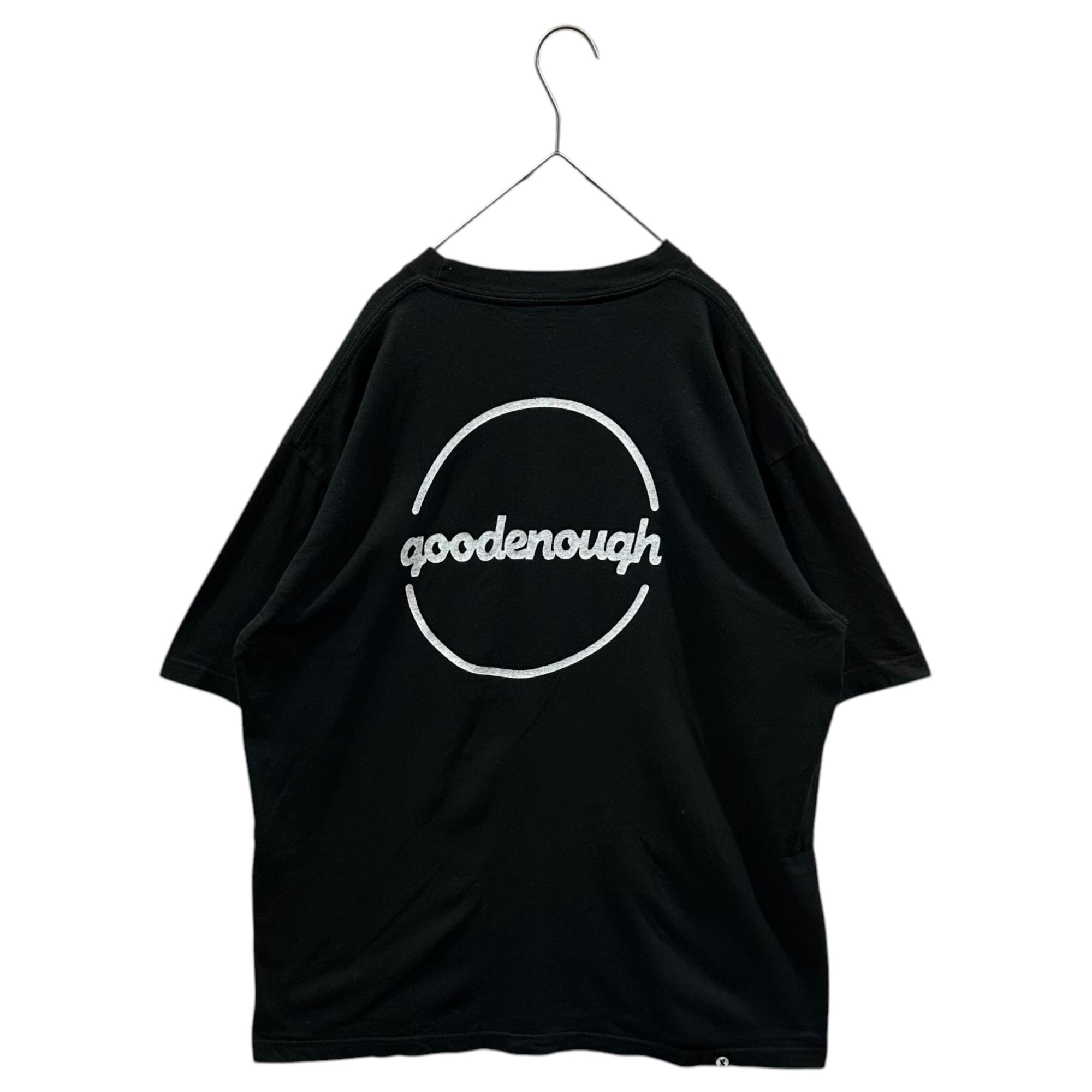 GOODENOUGH(グッドイナフ) 2008's cotton base Circle Logo S/S T-Shirt サークル ロゴ 半袖 Tシャツ L ブラック