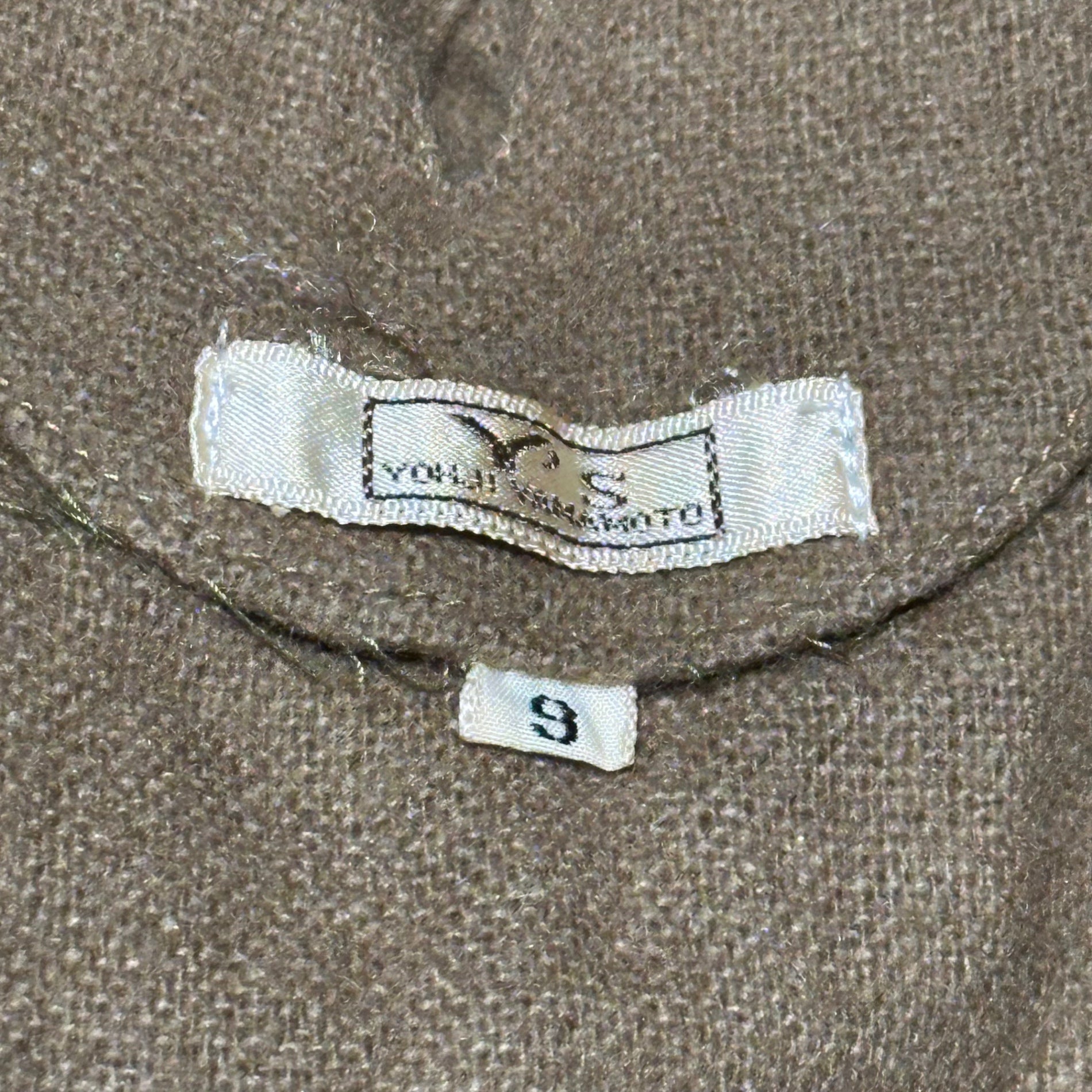 Y's(ワイズ) 70's Vintage Wool Raglan Sleeve Smock Dress 70年代 ヴィンテージ ウール ラグランスリーブ スモック ワンピース 9号(M~L) キャメル 最初期タグ