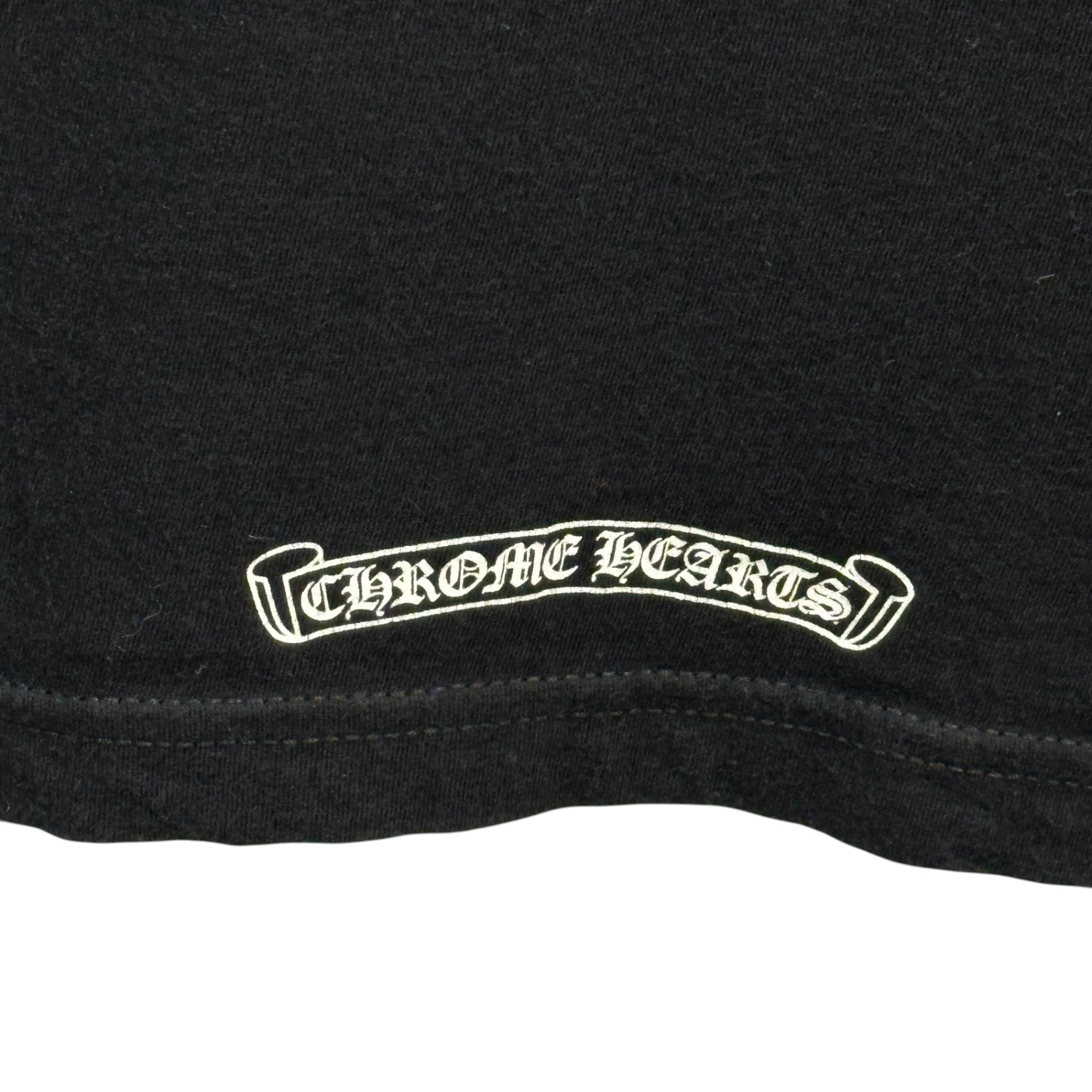 CHROME HEARTS(クロムハーツ) CH Plus Circle Logo L/S Tee CHプラス サークルロゴ ロングスリーブ Tシャツ 2212-304-0158 M ブラック×ホワイト 長袖 クロムハーツジャパンタグ