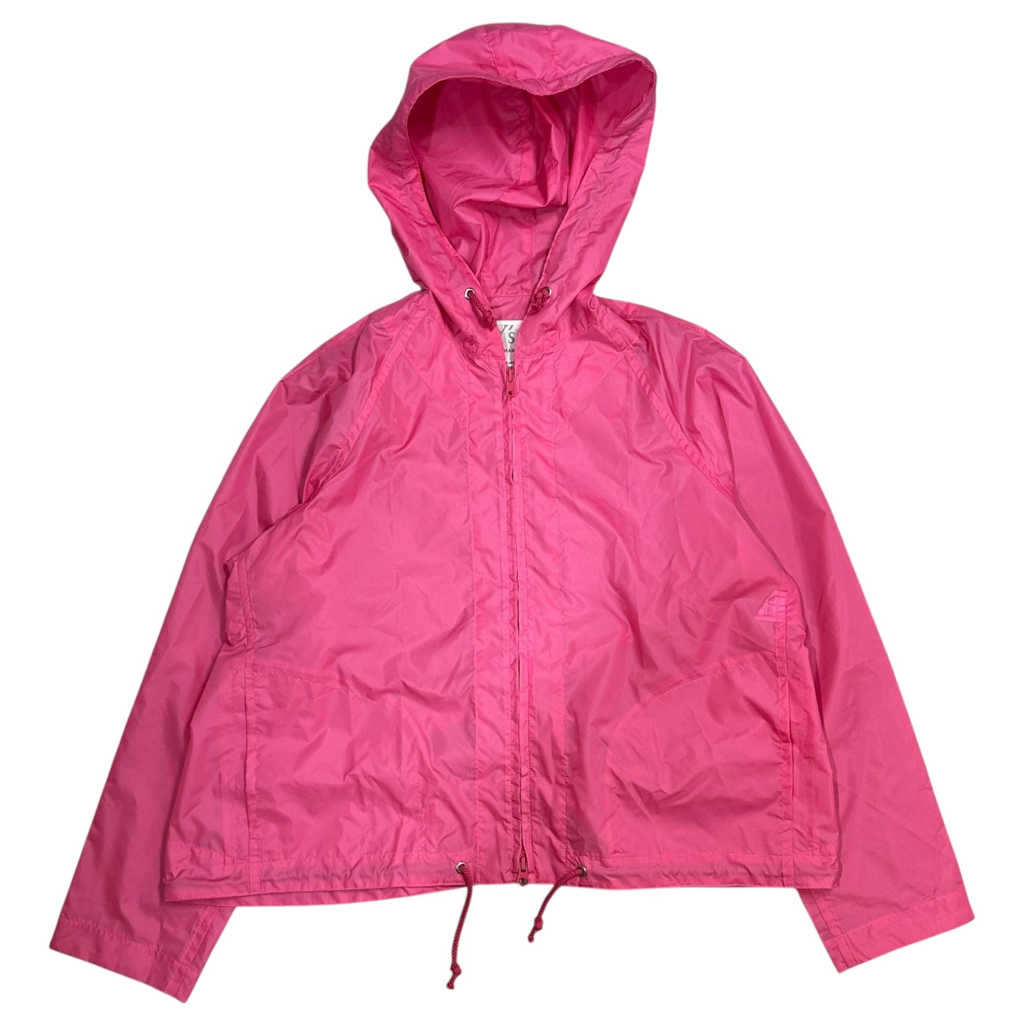 Y's(ワイズ) Zip-up rain jacket ジップアップ レインパーカー 2(M程度) ピンク
