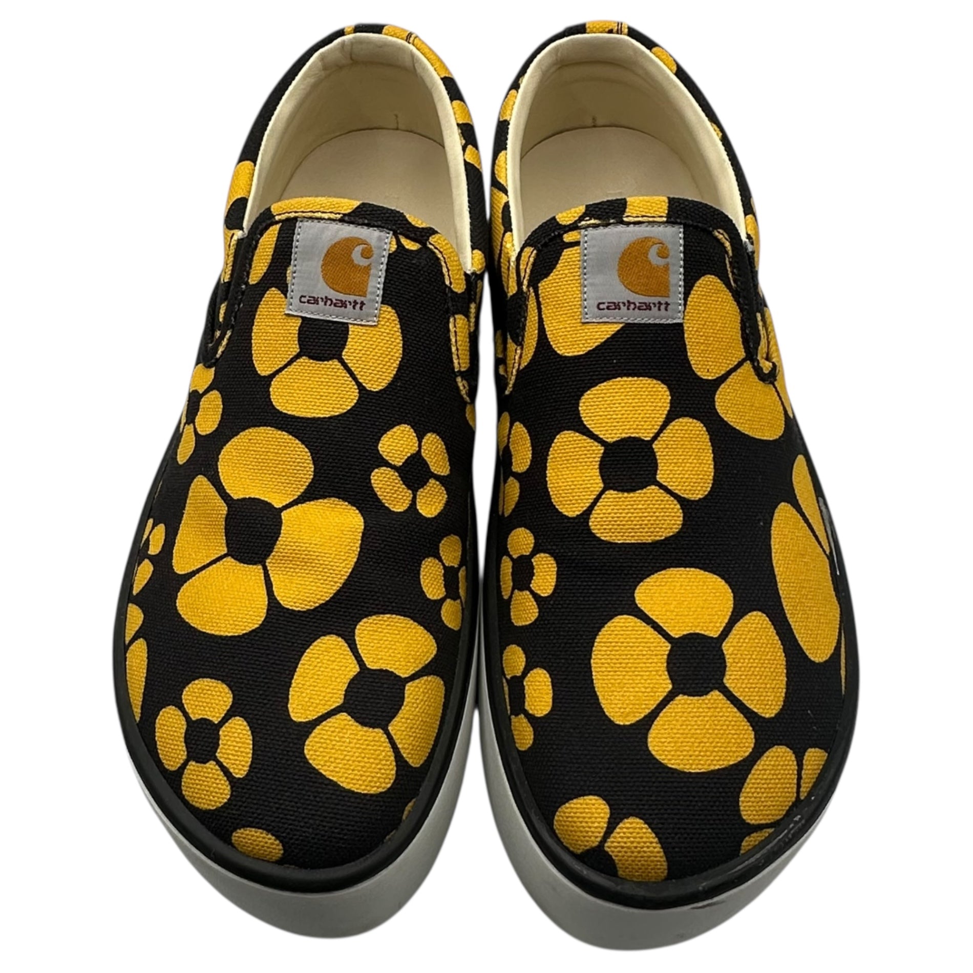 MARNI × Carhartt WIP(マルニ × カーハート) SLIP-ON SNEAKERS スリッポン 厚底 スニーカー SNZU013103 42(約27cm程度 ブラック×イエロー コラボ