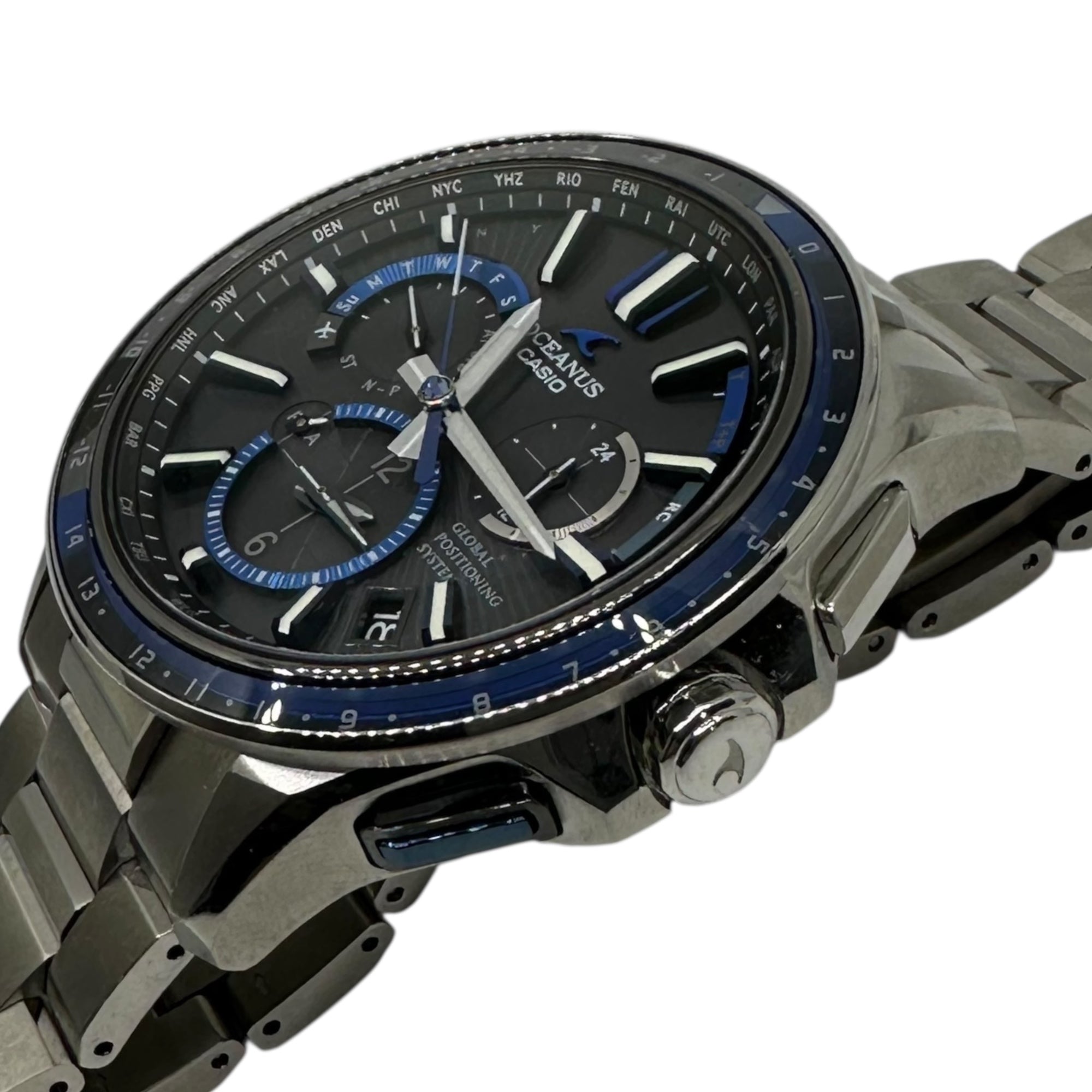 CASIO(カシオ) OCEANUS オシアナス 腕時計 OCW-G1100-1AJF 黒文字盤