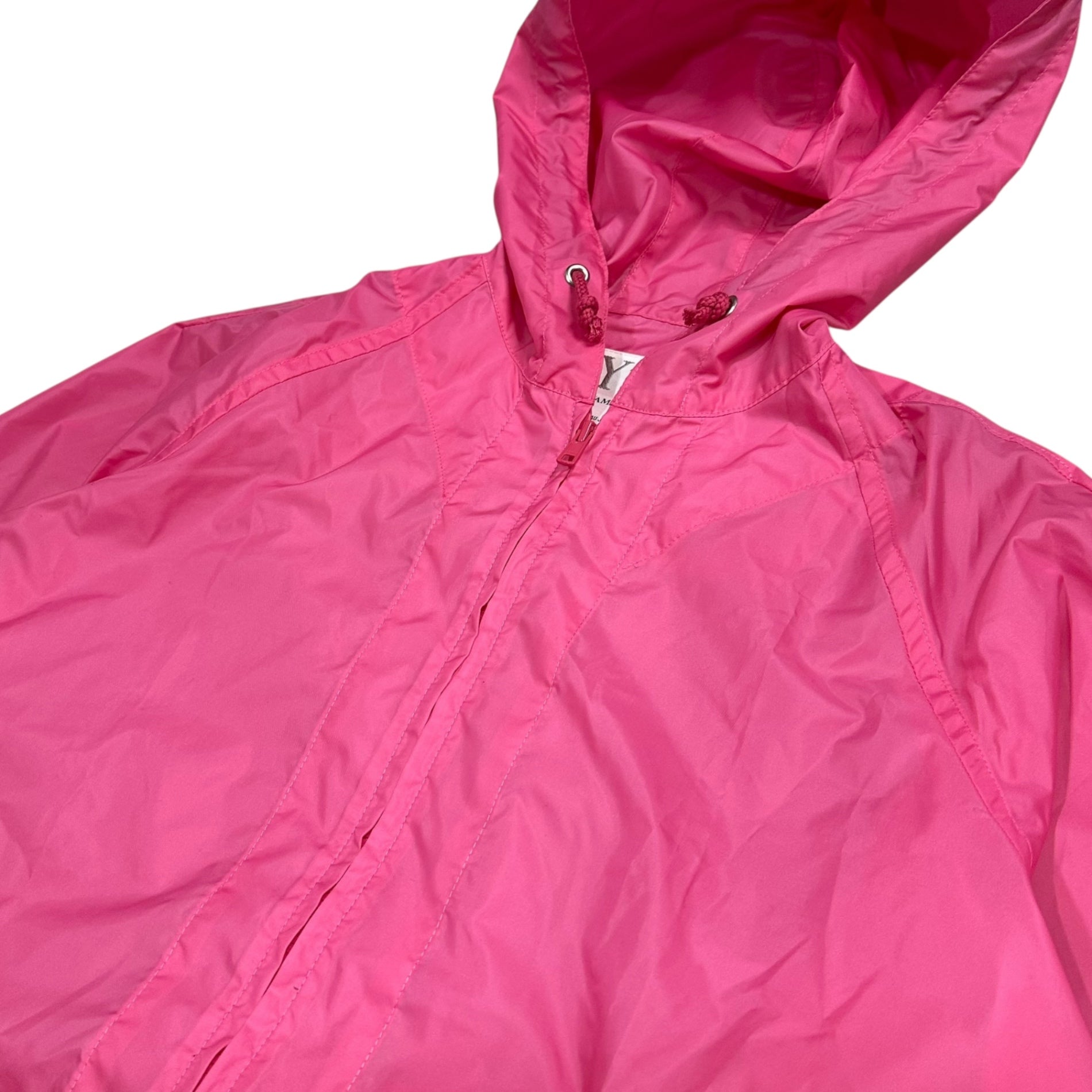 Y's(ワイズ) Zip-up rain jacket ジップアップ レインパーカー 2(M程度) ピンク
