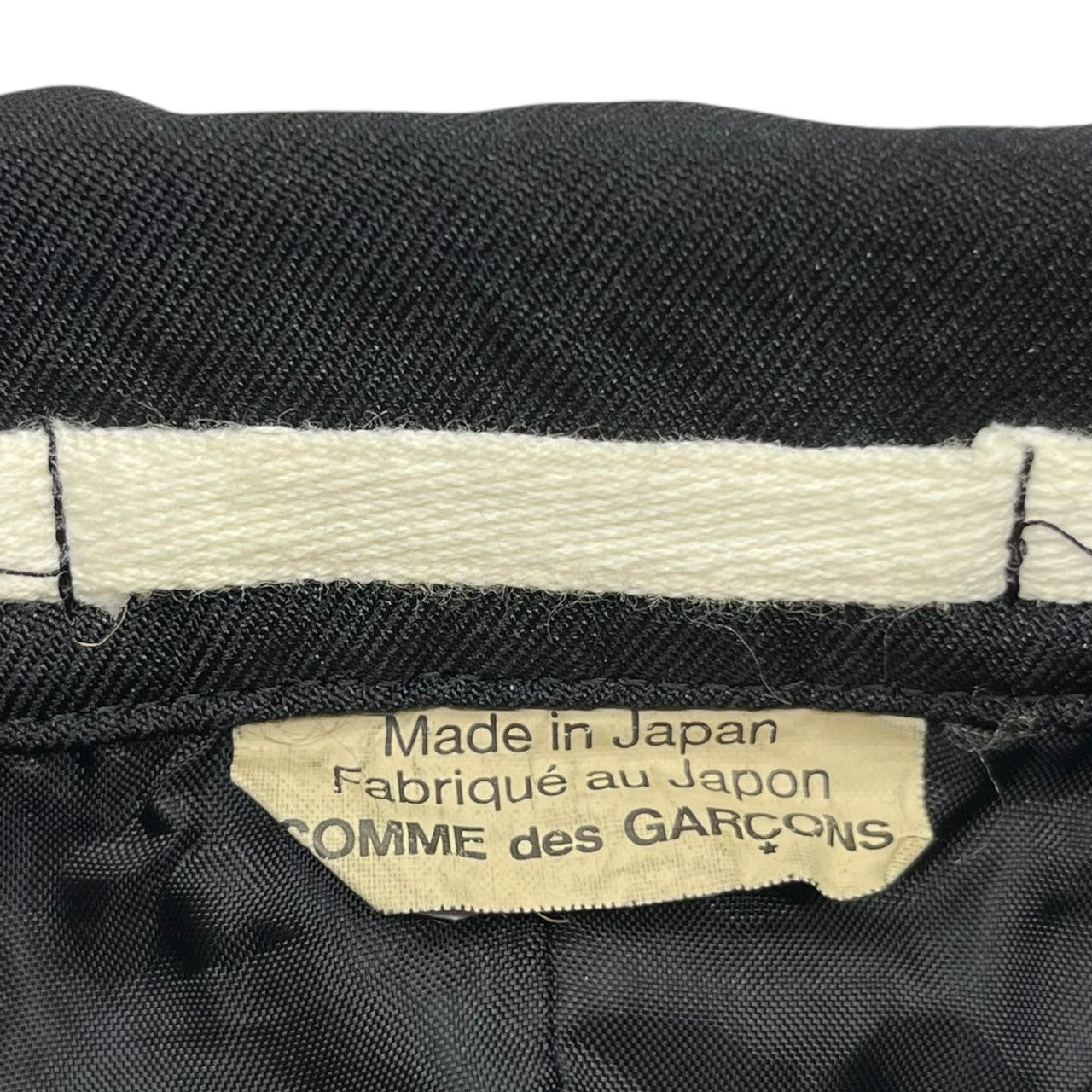 COMME des GARCONS HOMME PLUS(コムデギャルソンオムプリュス) 17SS Polyester full-length garment-dyed tailored jacket ポリエステル 縮絨 製品染め テーラード ジャケット PS-J067 S ブラック AD2017 裾リサイズ済