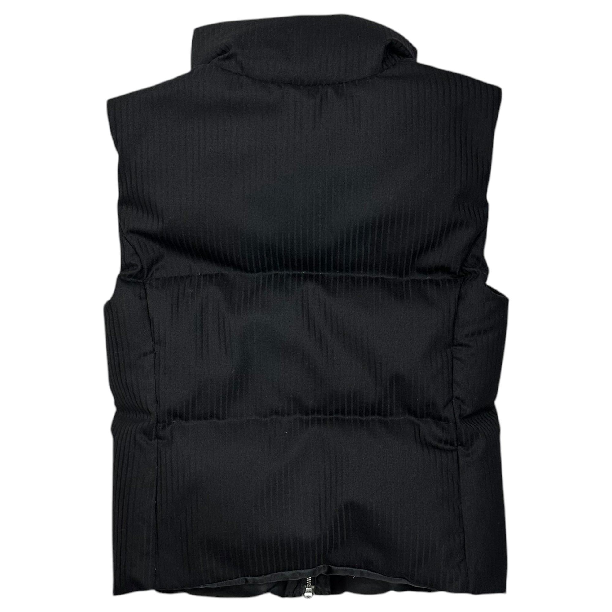 The Viridi-anne(ザヴィリディアン) Midwest 別注 Striped Down Vest ストライプ ダウン ベスト VI-MW-011-OE 2 ブラック