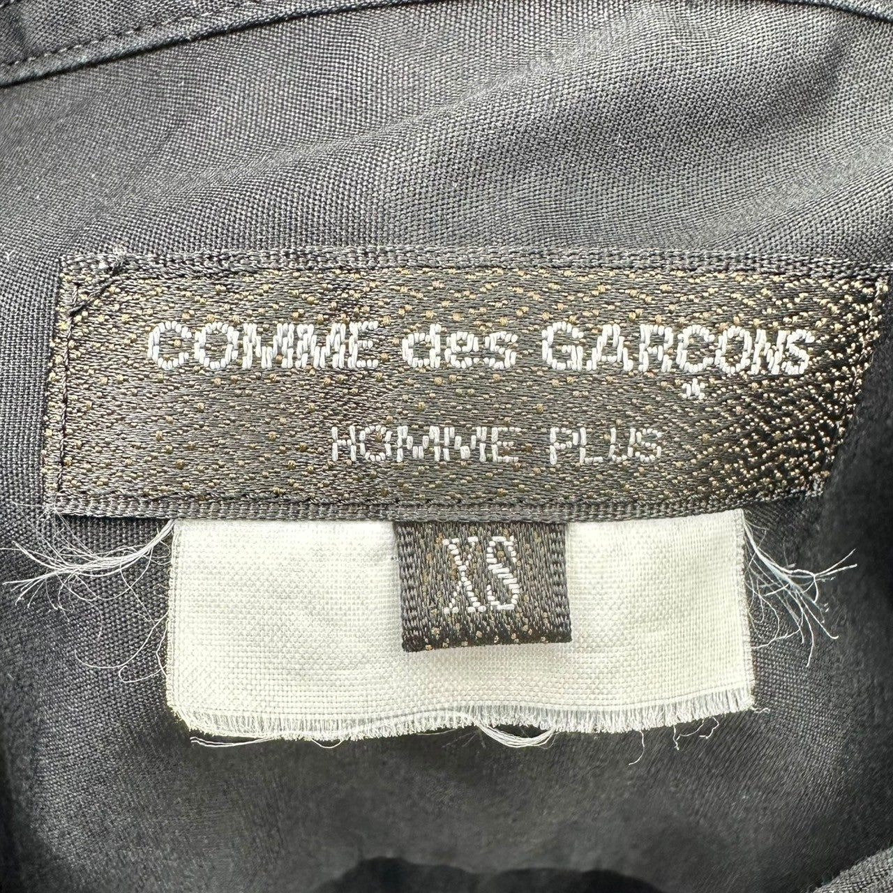 COMME des GARCONS HOMME PLUS(コムデギャルソンオムプリュス) 19AW Regular collar shirt with kimono sleeves 着物袖 レギュラーカラー シャツ PD-B043 XS ブラック AD2019