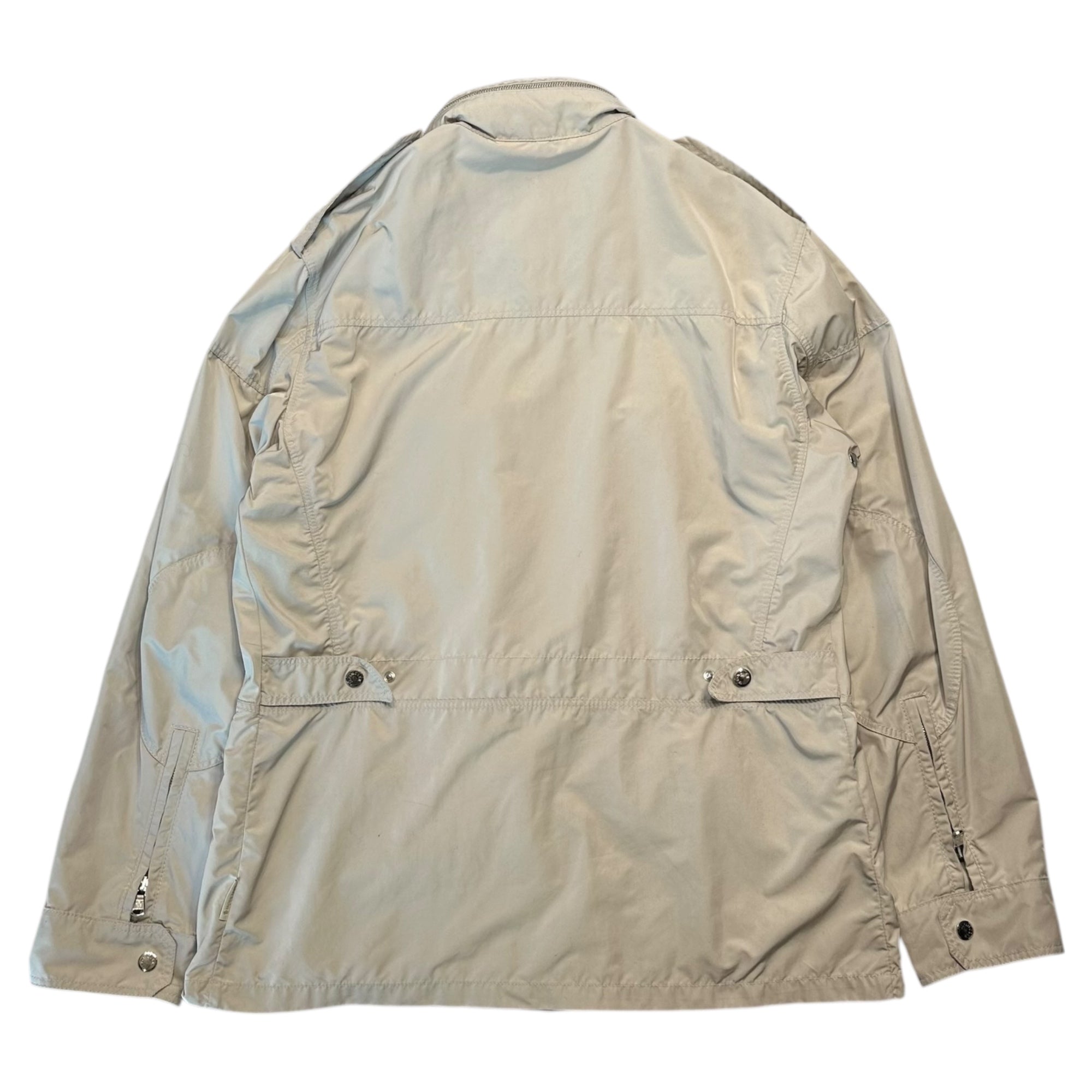 MONCLER(モンクレール) ERMITE Nylon Military-inspired jacket エルミット ナイロン ミリタリー インスパイア ジャケット 41024/00/69483 3(M程度) アイボリー スープリームスタグ