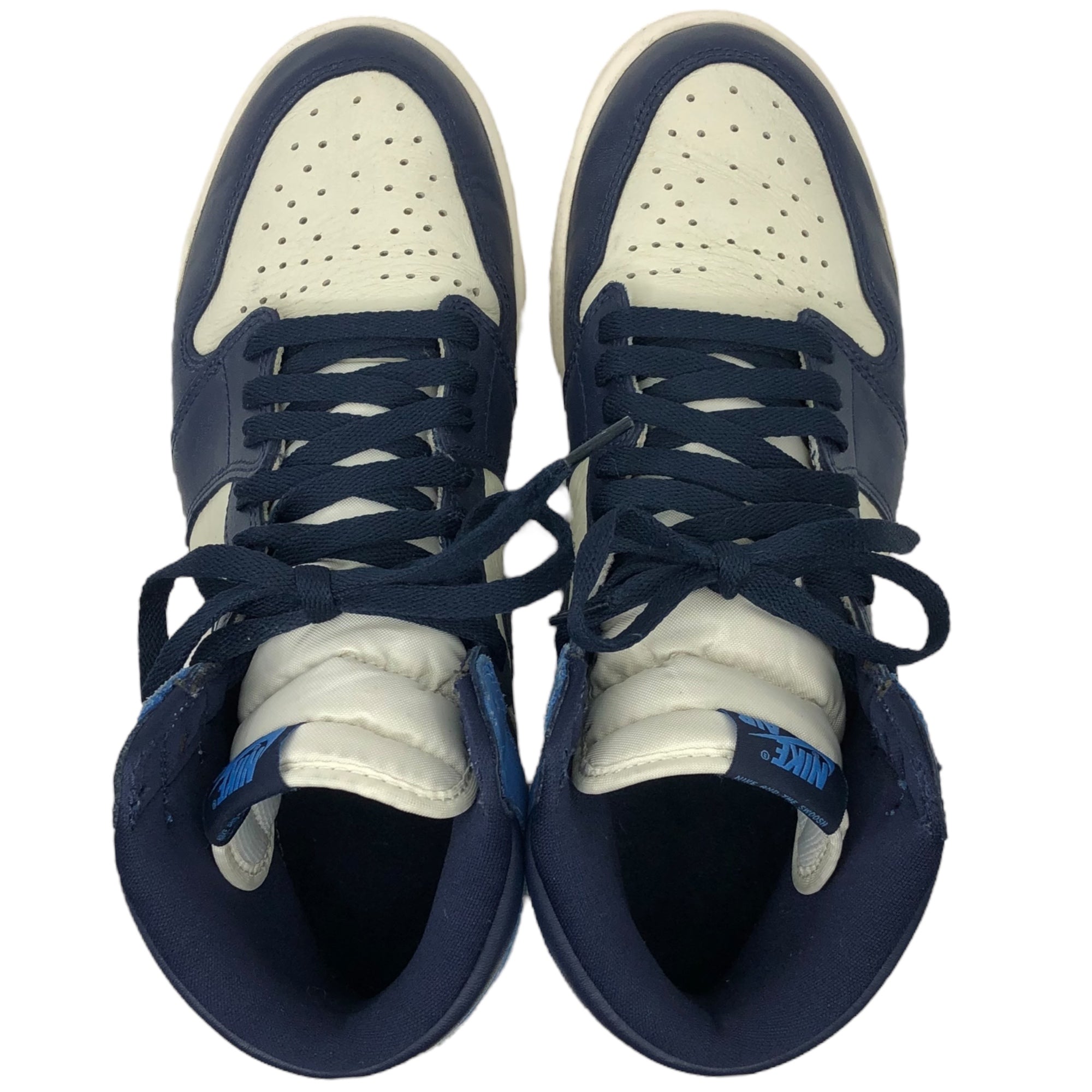 NIKE(ナイキ) Air Jordan 1 Retro High OG Obsidian/University Blue エアジョーダンワン レトロ ハイ 555088-140 27.5cm オブシディアン/ユニバーシティ ブルー 箱付