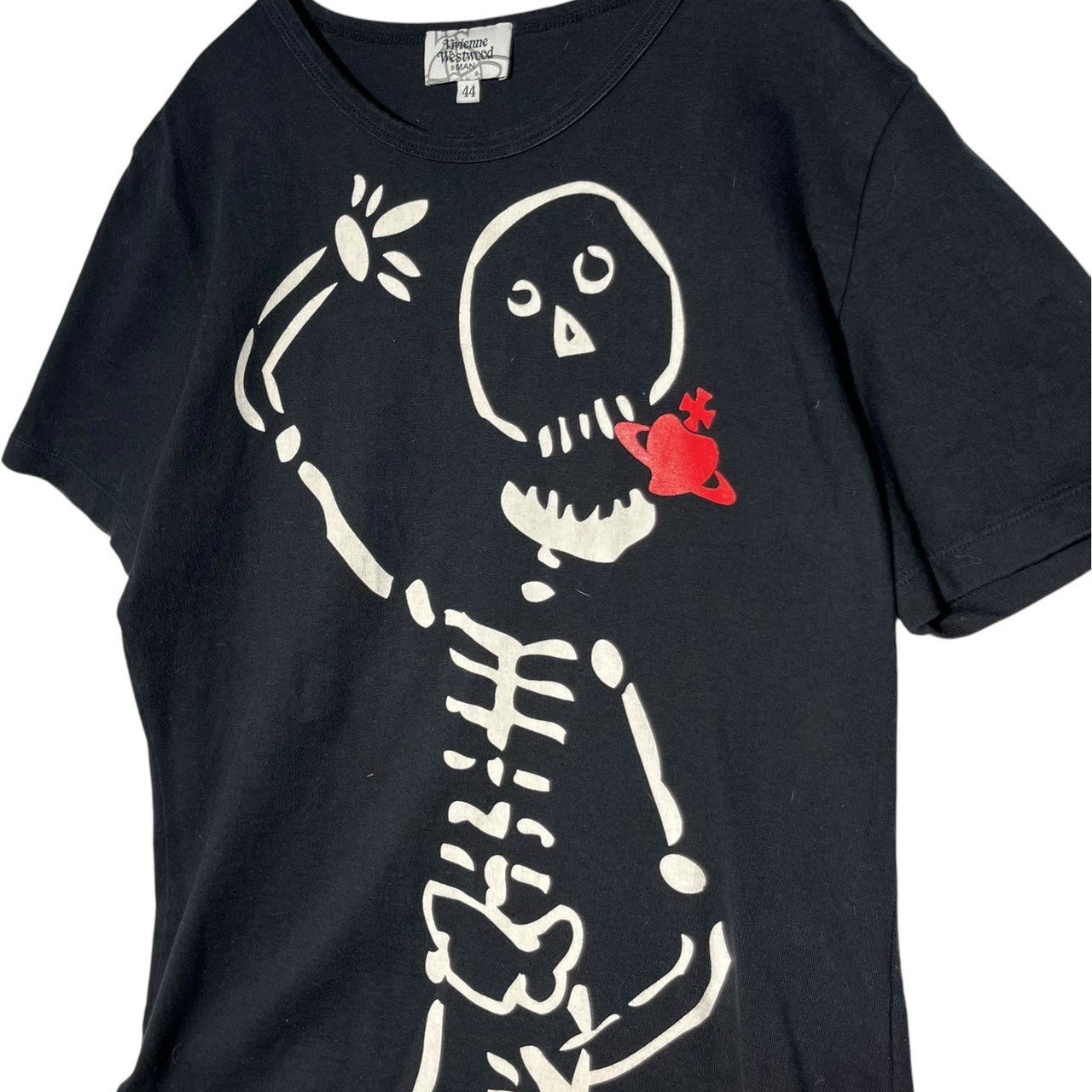 Vivienne Westwood MAN(ヴィヴィアンウエストウッドマン) skull orb t-shirt スカル オーブ Tシャツ VM-M1-87439 44(S) ブラック