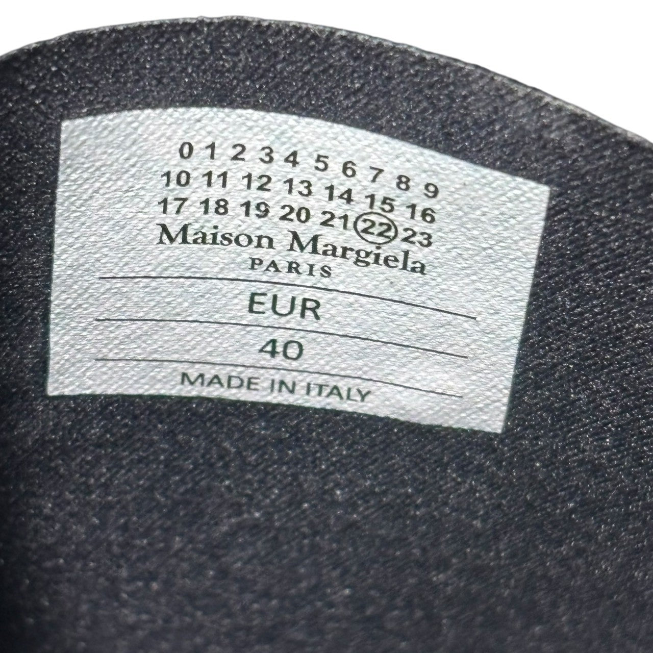 MAISON MARGIELA(メゾンマルジェラ) 23SS POOL SLIDES レースアップ ラバー スライド サンダル S57WX0080 40 ブラック