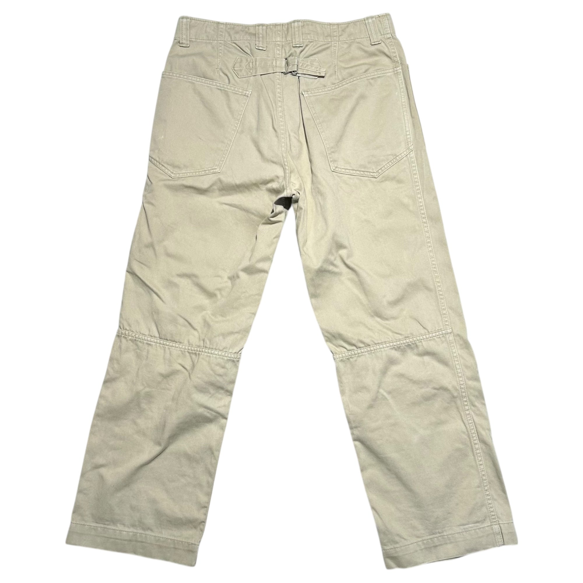 COMME des GARCONS HOMME(コムデギャルソンオム) 09AW Front Pocket Straight Chino Pants フロントポケット ストレート チノパン パンツ HD-P018 S ベージュ AD2009