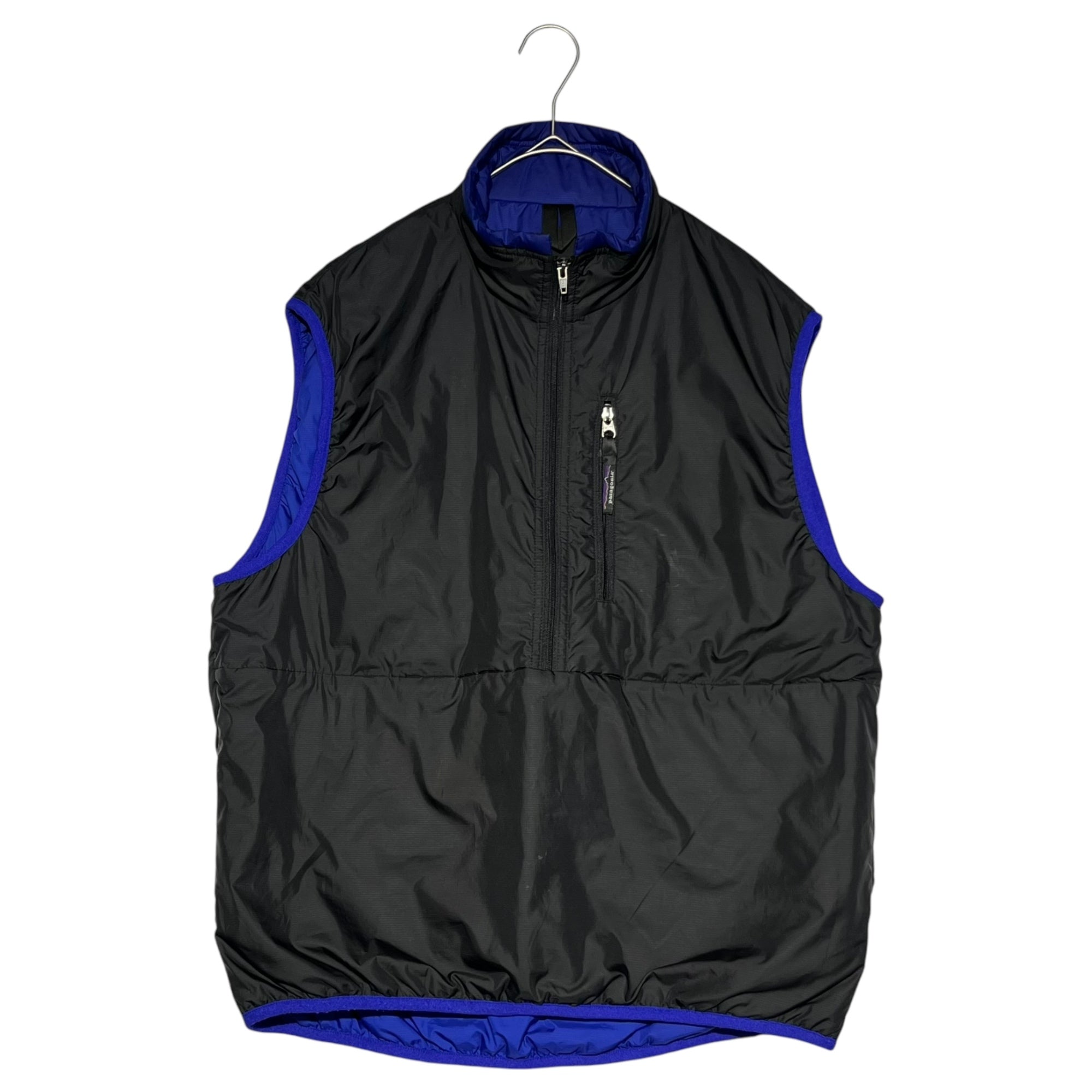 Patagonia(パタゴニア) 00's Puff ball pullover vest パフボール プルオーバー ベスト 84014 S ブラック×パープル 2000年秋製造 名作 中綿