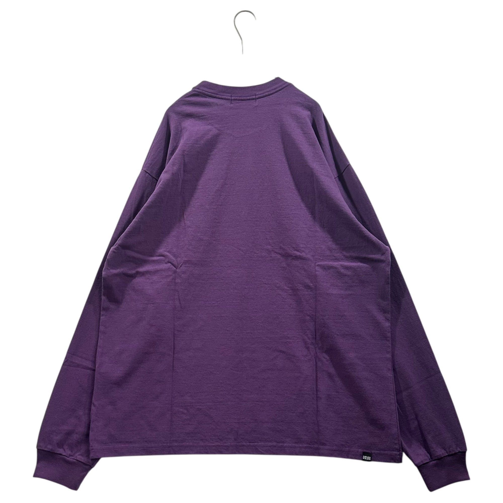 HYSTERIC GLAMOUR(ヒステリックグラマー) HYSTERIC NOISE T-SHIRT ヒステリック ノイズ 長袖 Tシャツ 02253CL04 XL パープル ロンT