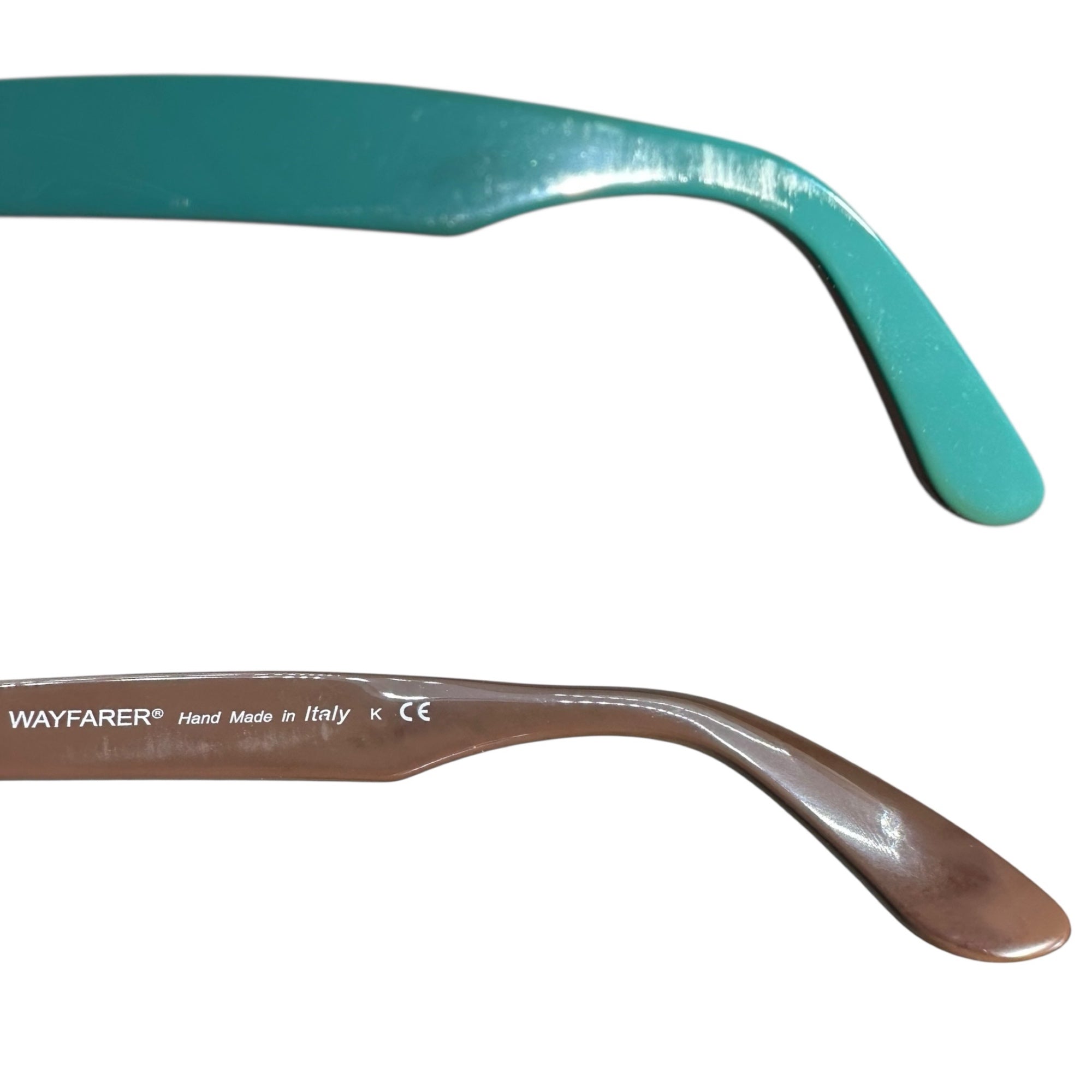 Ray-Ban(レイバン) ORIGINAL WAYFARER CLASSIC ウェイファーラー サングラス RB2140-F 52□22 ブラック×グリーン イタリア製 ボストン ミラーレンズ
