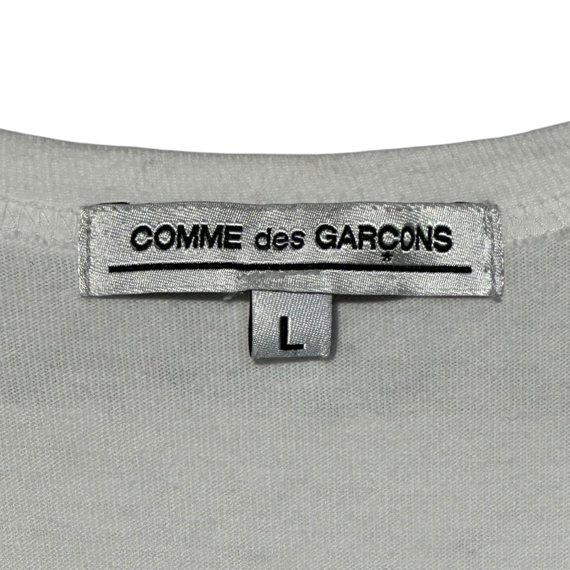 COMME des GARCONS(コムデギャルソン) 23SS "Artwork by Alisa Yoffe" L/S Tee アリサ ヨッフェ グラフィック プリント 長袖 Tシャツ OK-T102 L ホワイト 青山店 コラボ カットソー