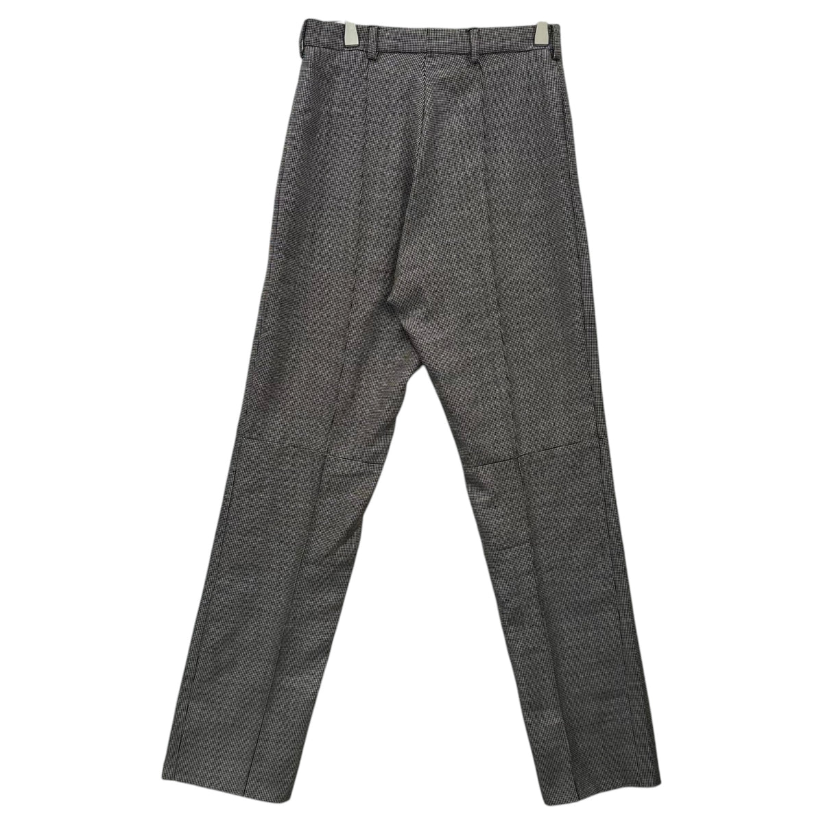 Maison Martin Margiela(メゾン マルタンマルジェラ) 2010SS Slim-Fit Micro-Check Center-Crease Slacks スリム フィット マイクロ チェック センター プレス スラックス S30KA0207 46 ブラック×ホワイト 10ライン デザインチーム期