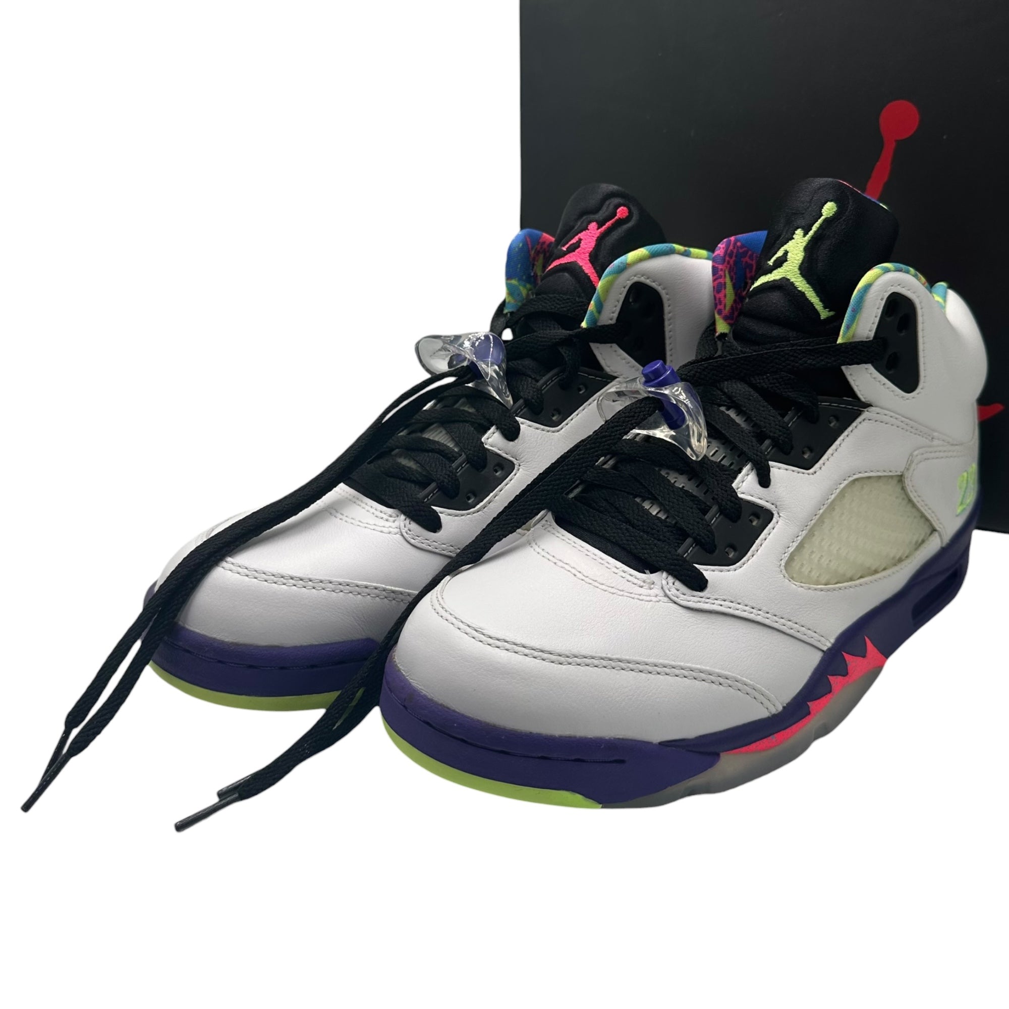 NIKE(ナイキ) AIR JORDAN5 RETRO BEL-AIR エアジョーダン5 レトロ ベル エアー DB3335-100 26.0cm ホワイト×パープル