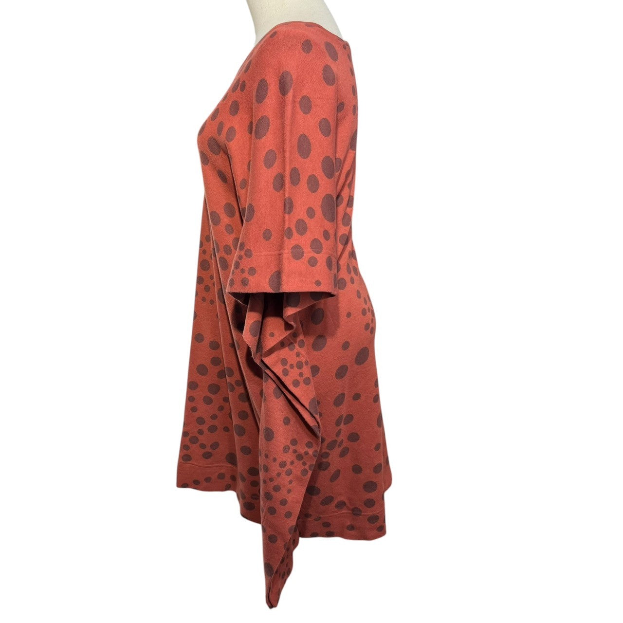 Vivienne Westwood RED LABEL CHOICE(ヴィヴィアンウエストウッドレッドレーベルチョイス) Random dot pattern sweatshirt dress ランダム ドット柄 スウェット ワンピース 16-55-571002 2(M) オレンジ