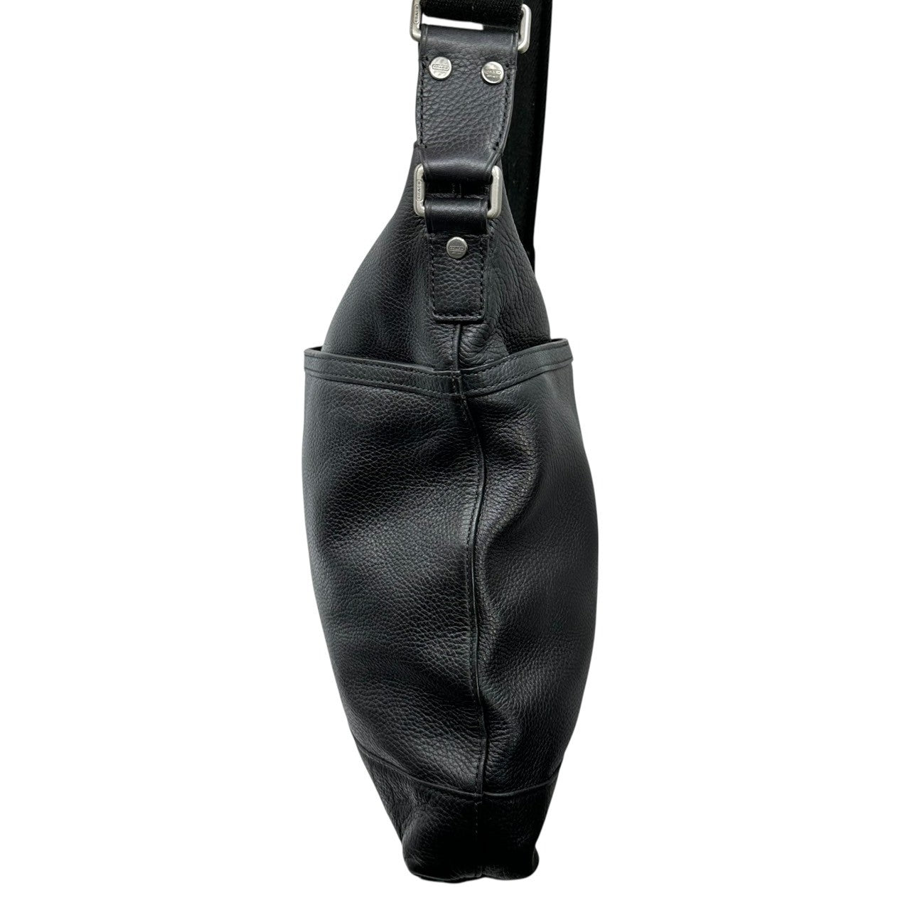 COACH(コーチ) Leather Shoulder Bag レザー ショルダー バッグ F70457 ブラック