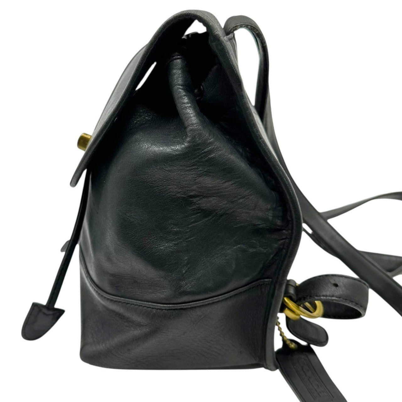 COACH(コーチ) OLD COACH leather mini rucksack レザー ミニ リュック 101-78 ブラック