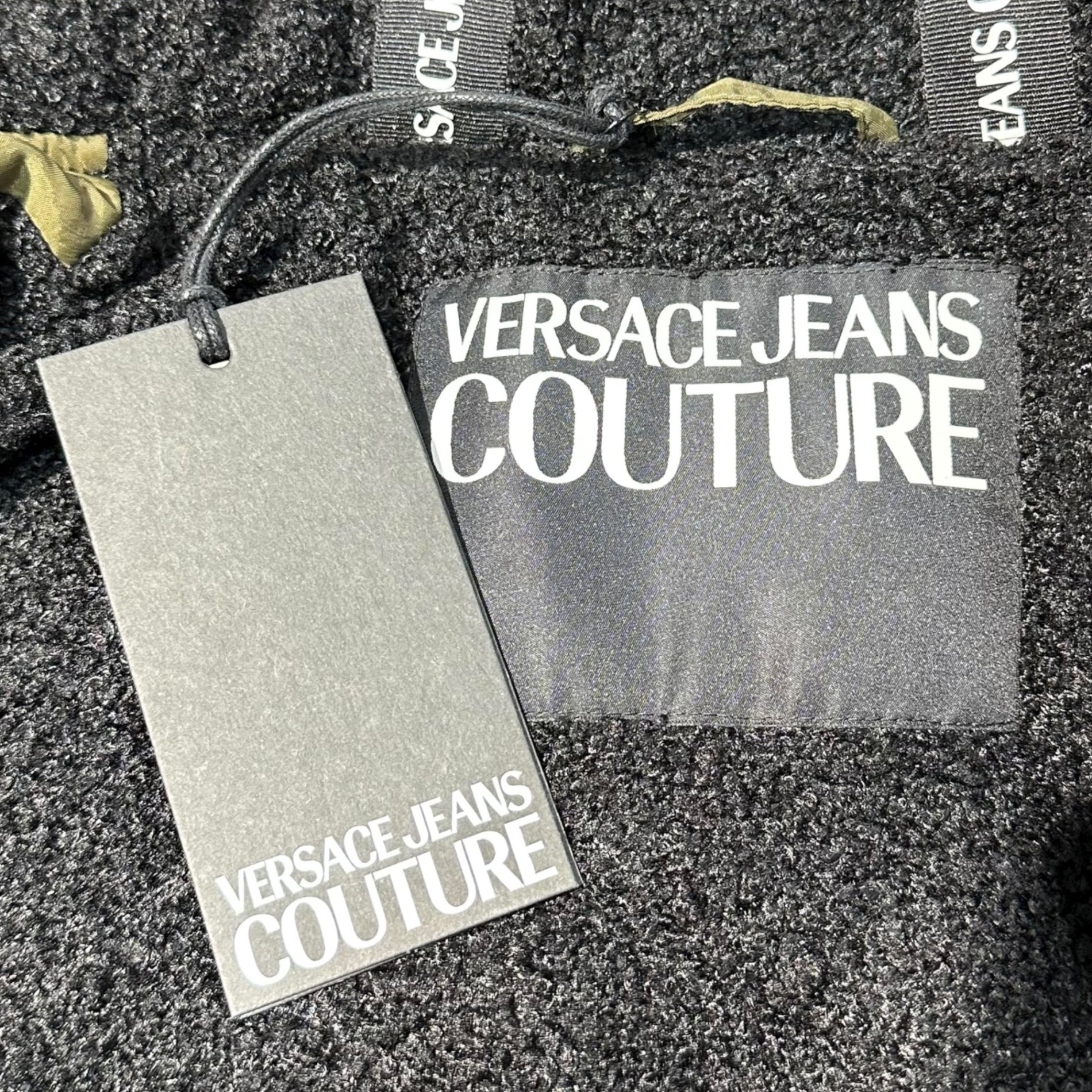 VERSACE JEANS COUTURE(ヴェルサーチジーンズ) Military Liner Sampling Toggle Button Jacket ミリタリー ライナー サンプリング トグル ボタン ジャケット 48(M程度) カーキ
