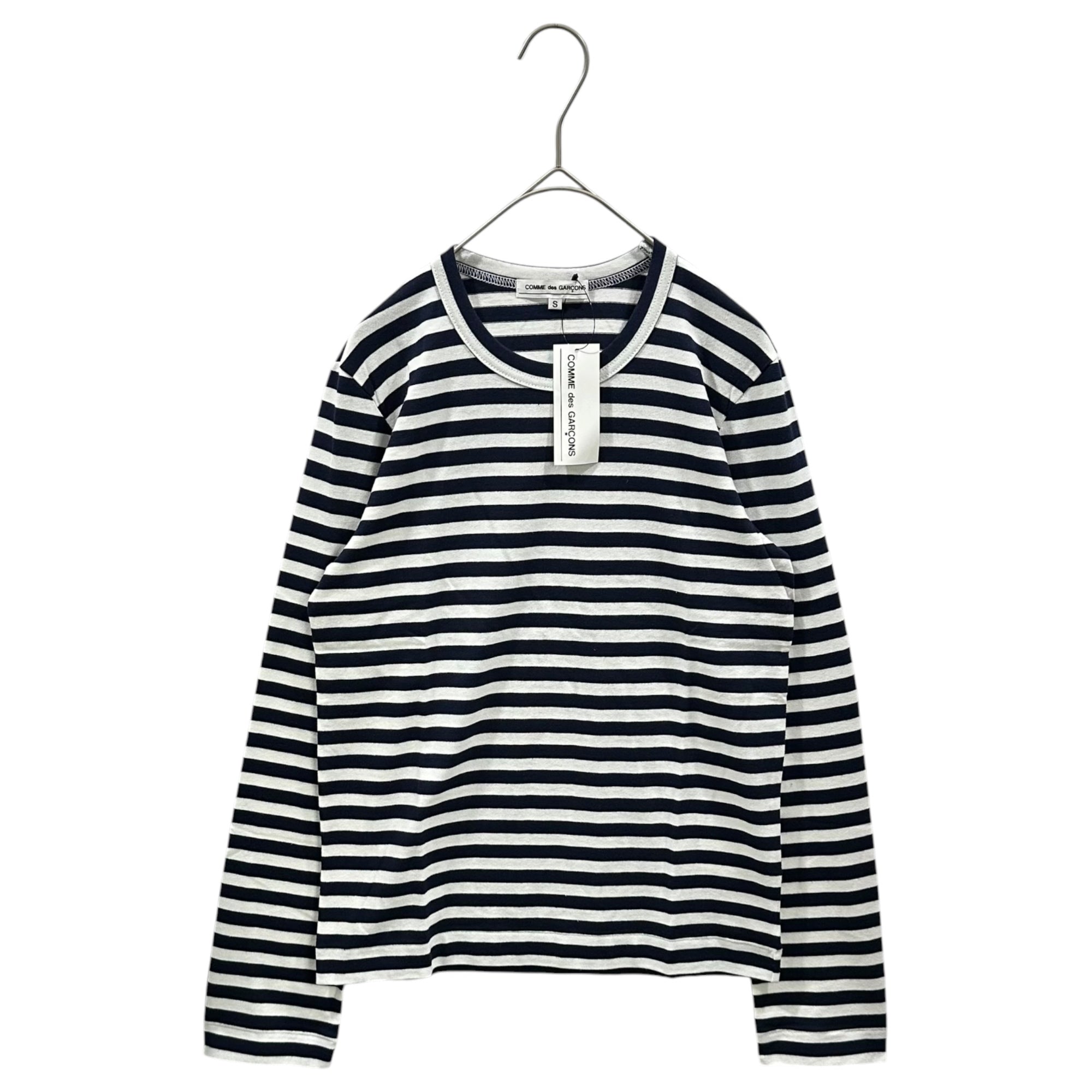 COMME des GARCONS(コムデギャルソン) 2009SS Striped L/S T-Shirtボーダー 長袖 カットソー OC-T028 S ホワイト×ネイビー AD2009