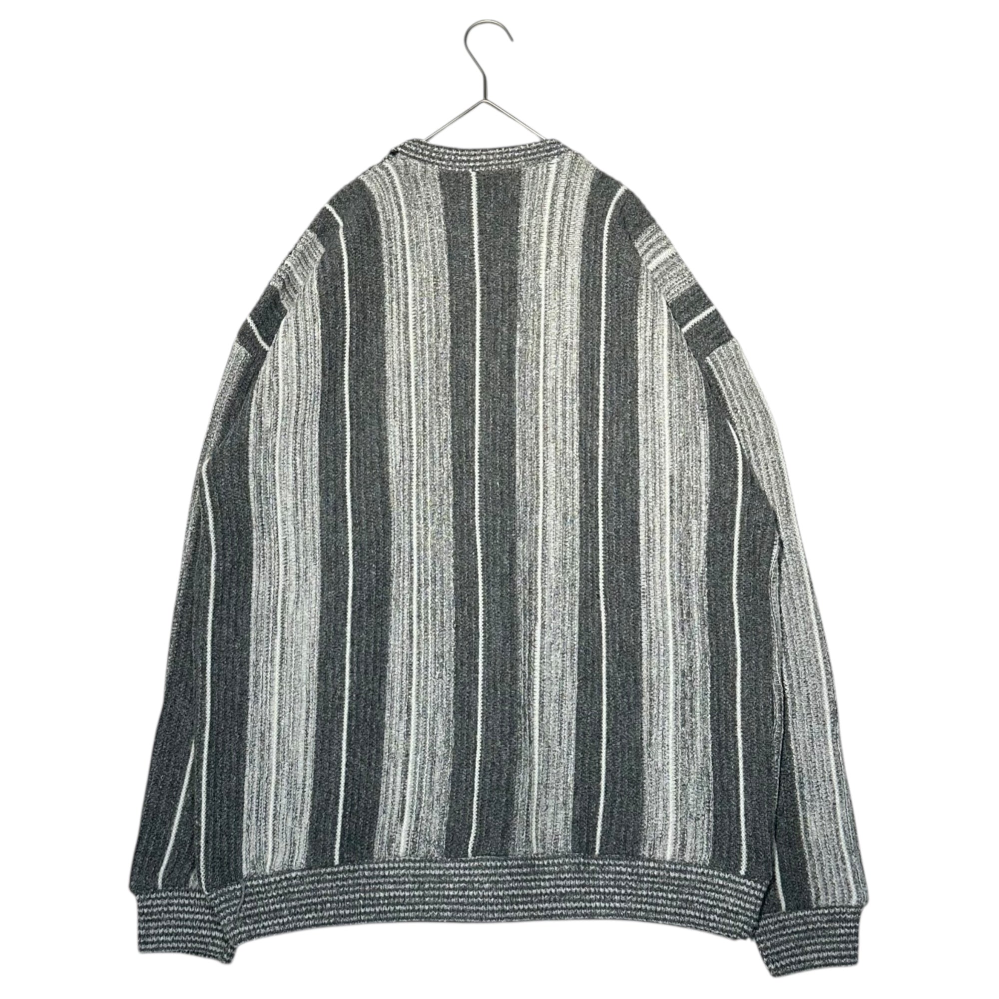 LAVANE(ラヴァーン) 90's 3D knit クルーネック ニット XXL グレー 90年代