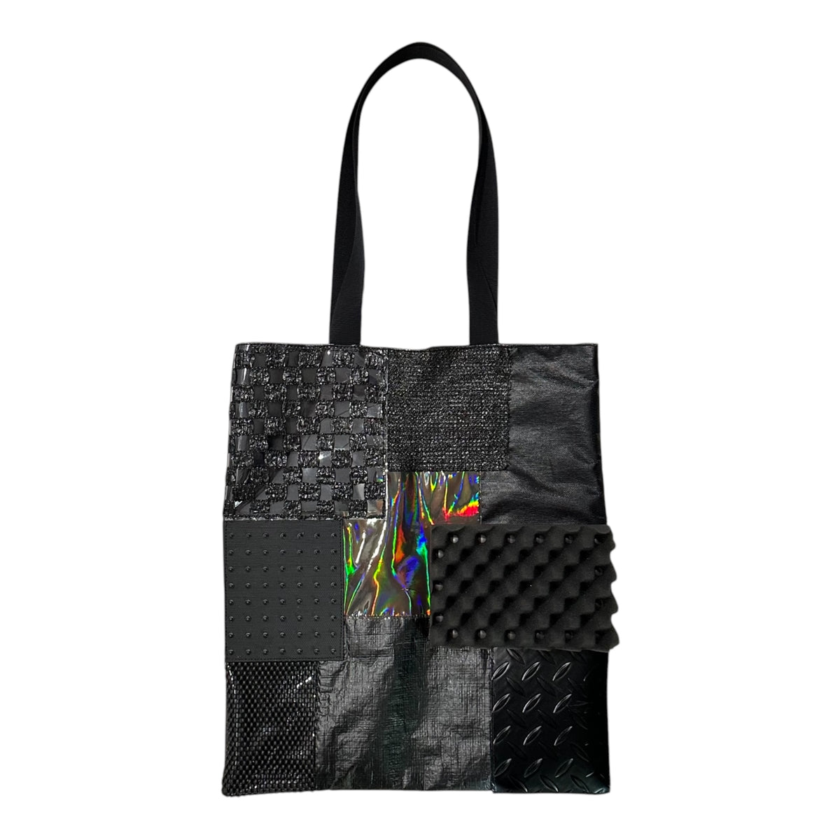 JUNYA WATANABE(ジュンヤワタナベ) 25SS Mixed-Fabric Patchwork Tote 
