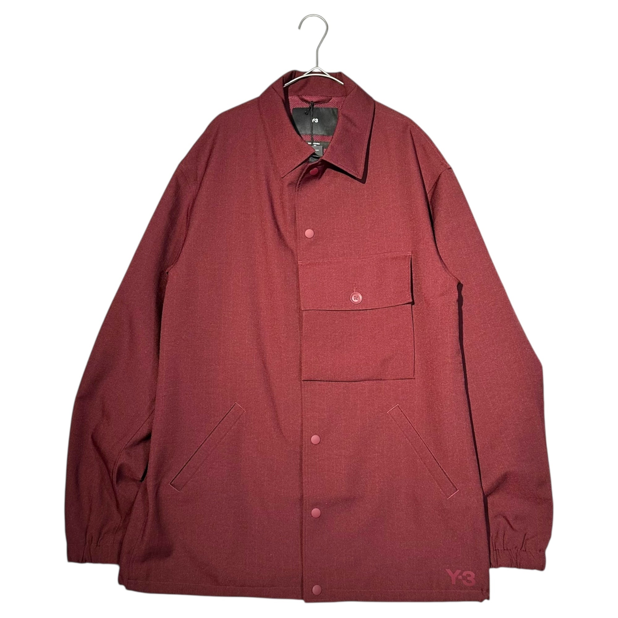 Y-3(ワイスリー) SPORT UNIFORM COACH JACKET スポーツ ユニフォーム コーチ ジャケット IV5603 XS ボルドー